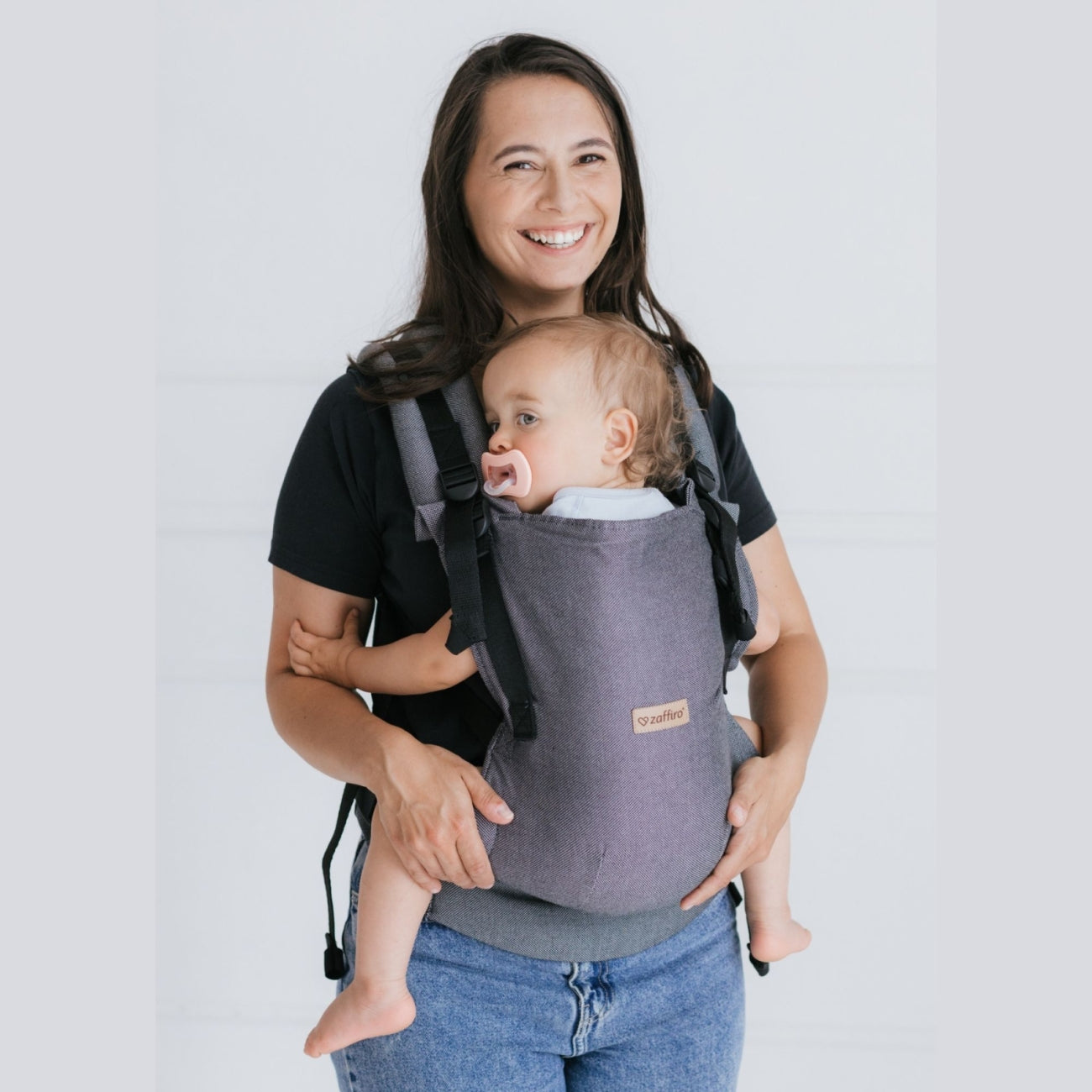 Ergonomische Babytrage BabyGrow, Grey
