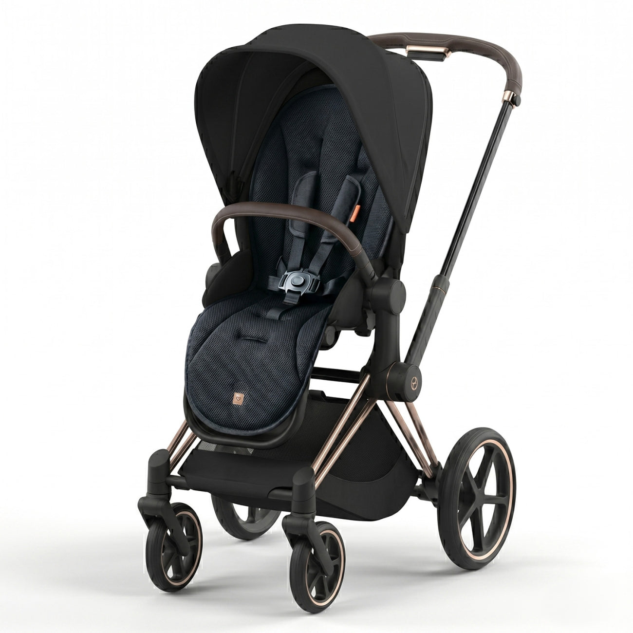 Atmungsaktive Kinderwagen-Sitzauflage Air, Black