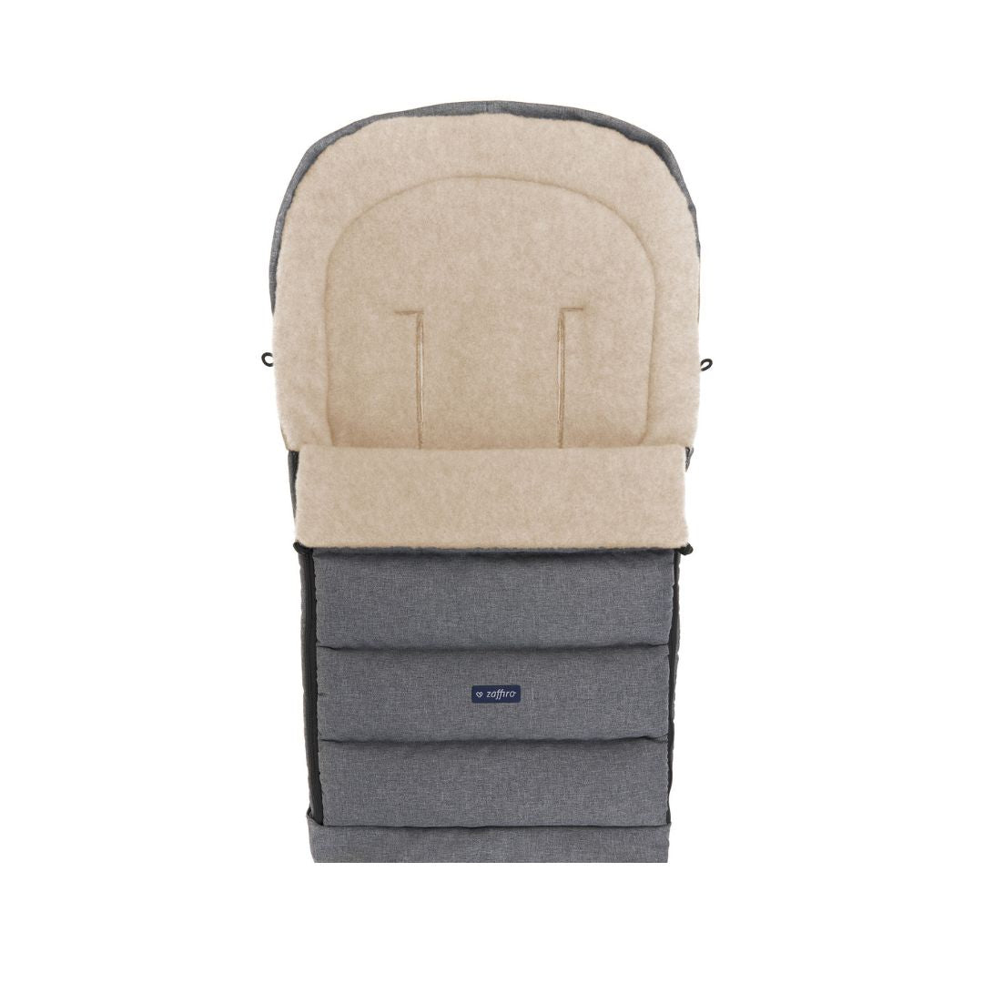 Fußsack iGrow Wool, Grau