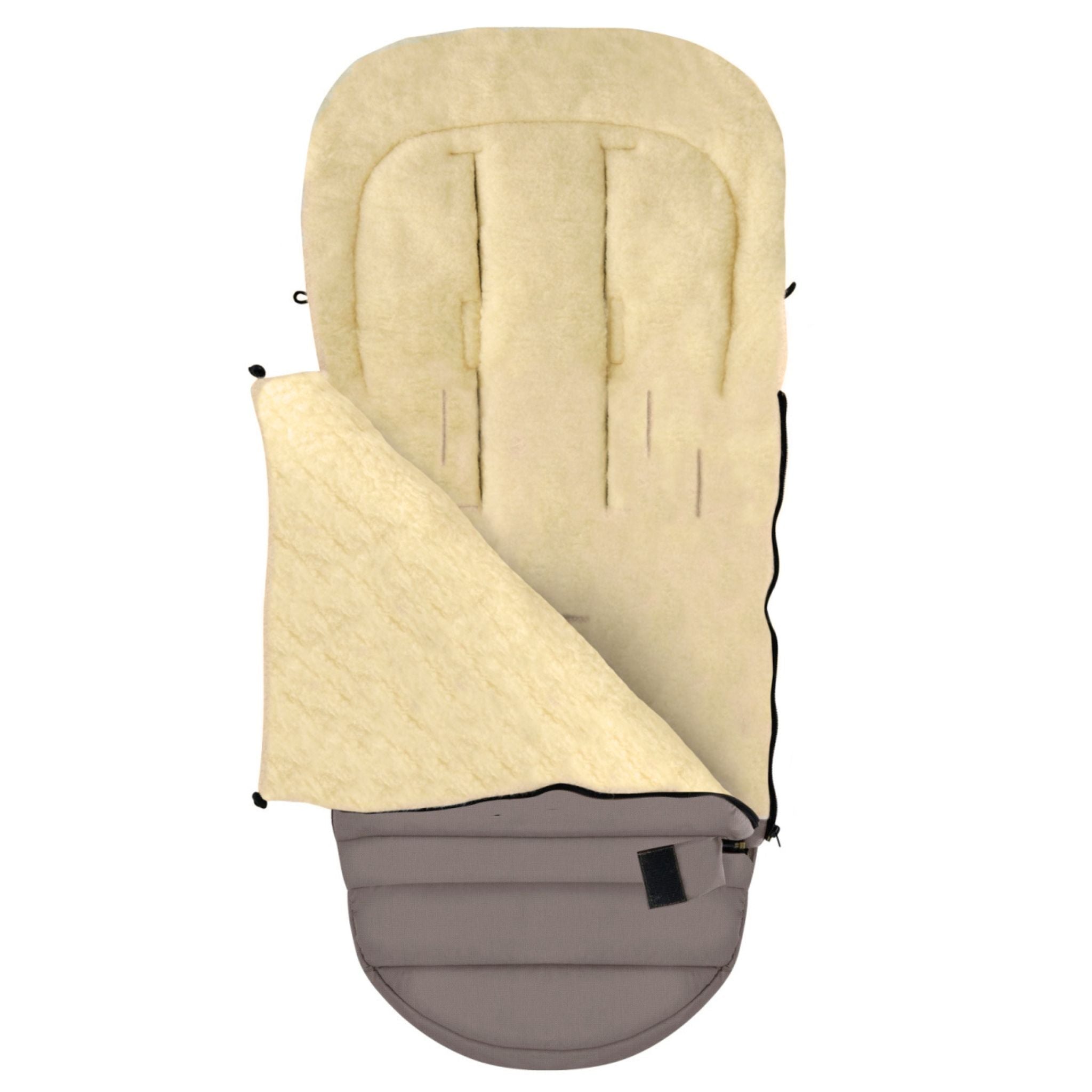 iGrow ThermoWolle Fußsack, Taupe