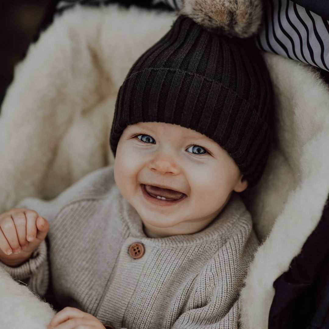 iGrow ThermoWolle Fußsack, Black