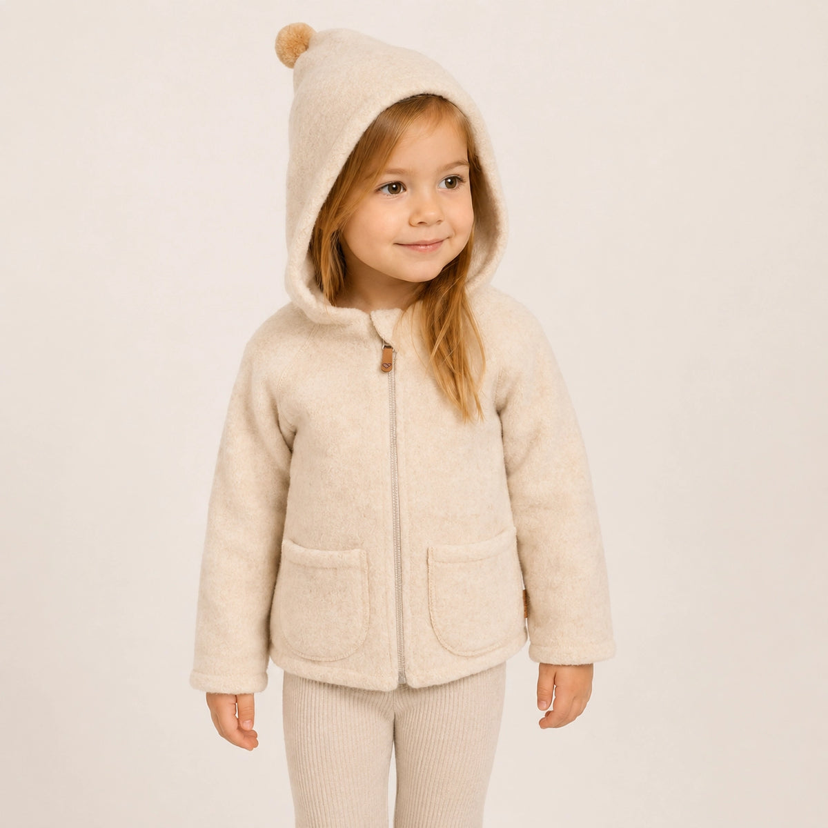 Wolljacke Meri Sierra, Beige