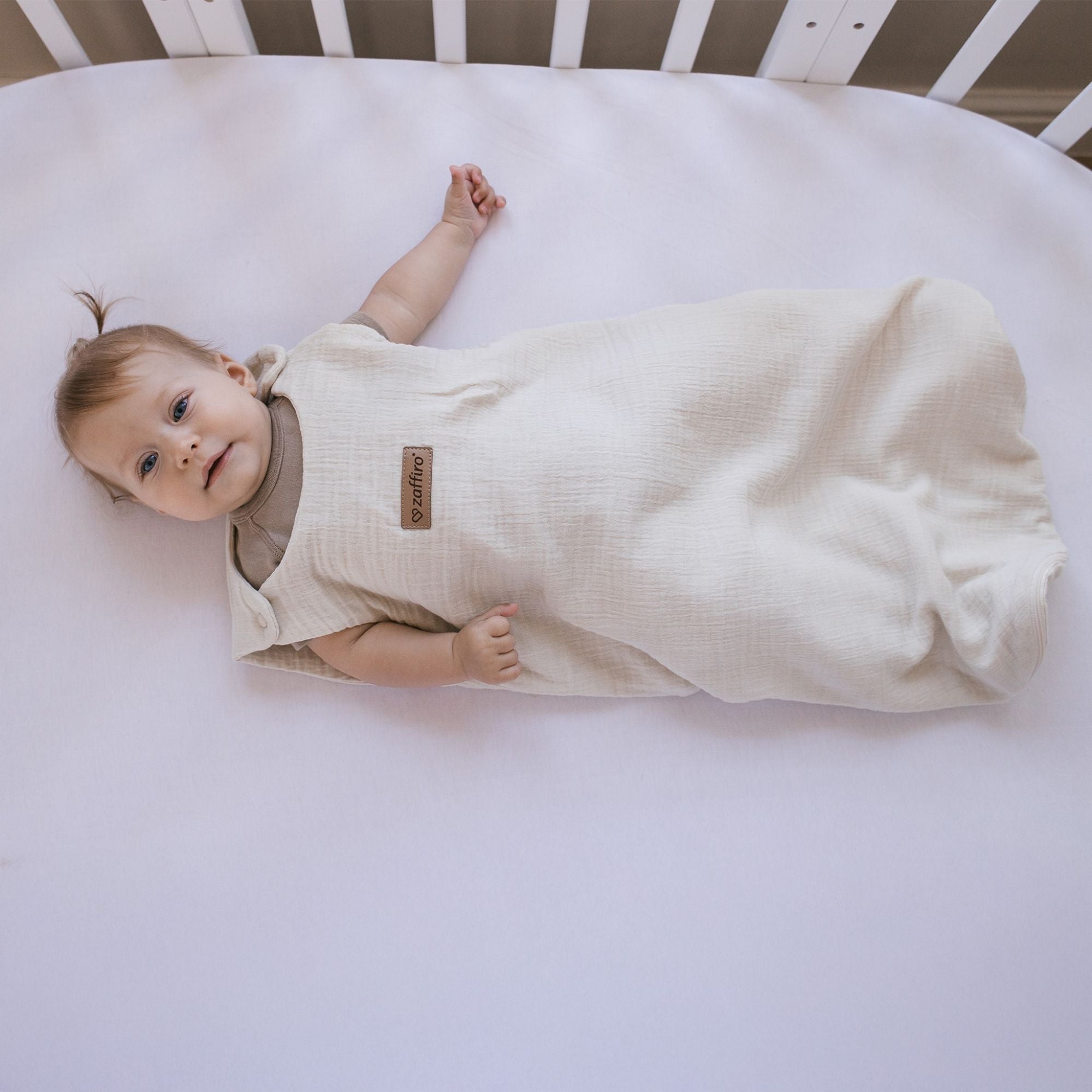 Babyschlafsack Vanilla aus Musselin – 0.5–2.5 TOG
