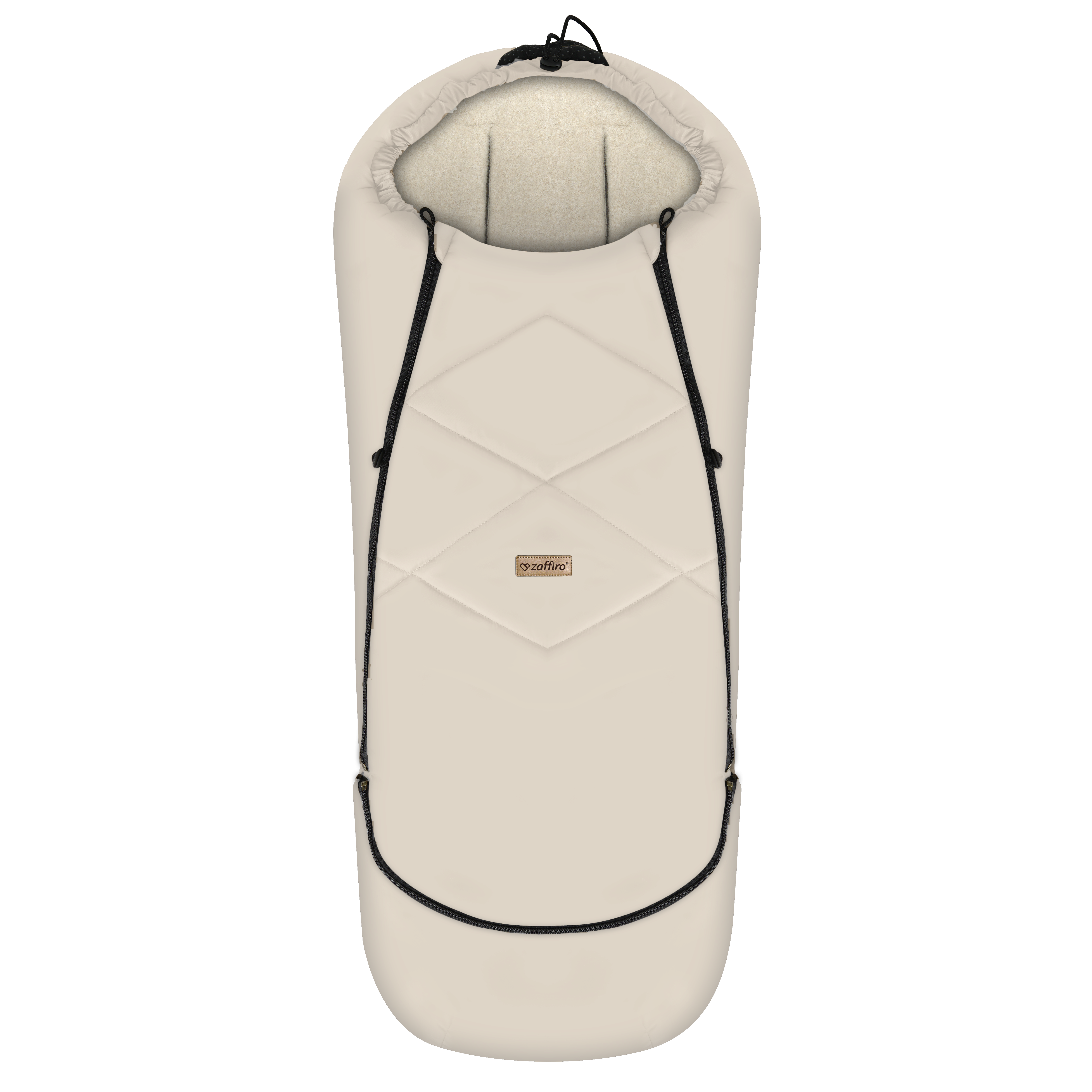 Fußsack EverGrow Wool, Vanilla