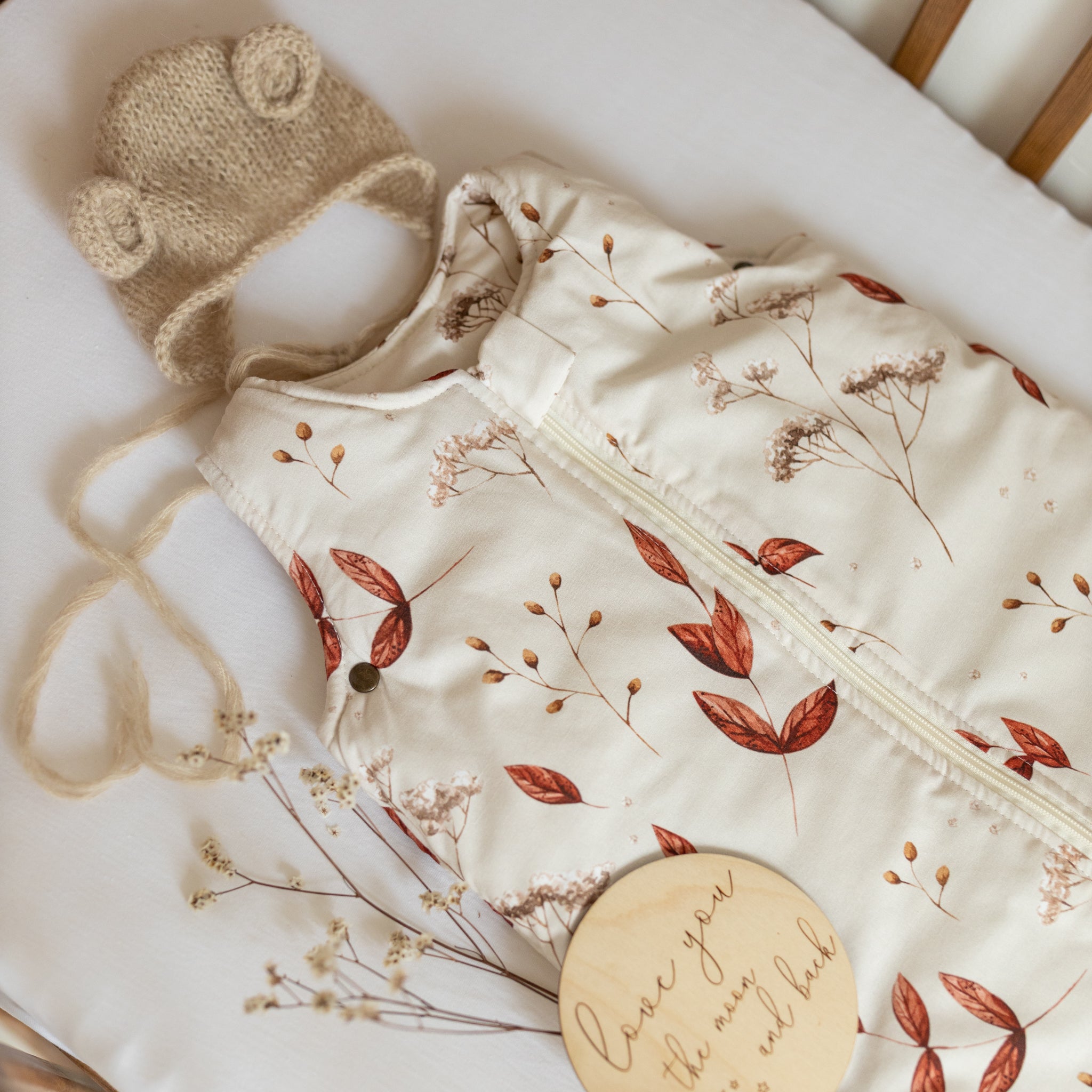 Schlafsack Leaves, 0 bis 12 M