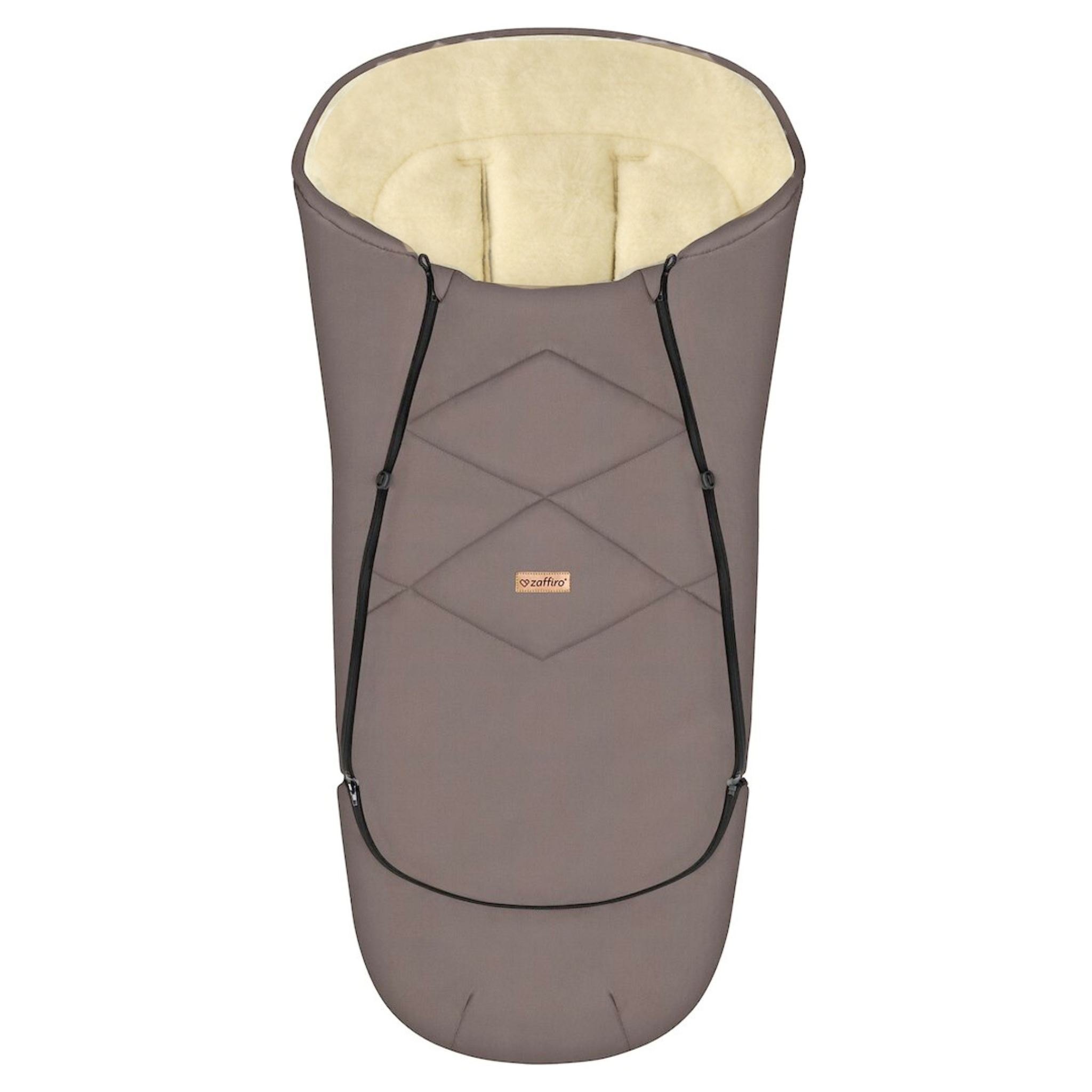 Fußsack EverGrow Wool, Taupe