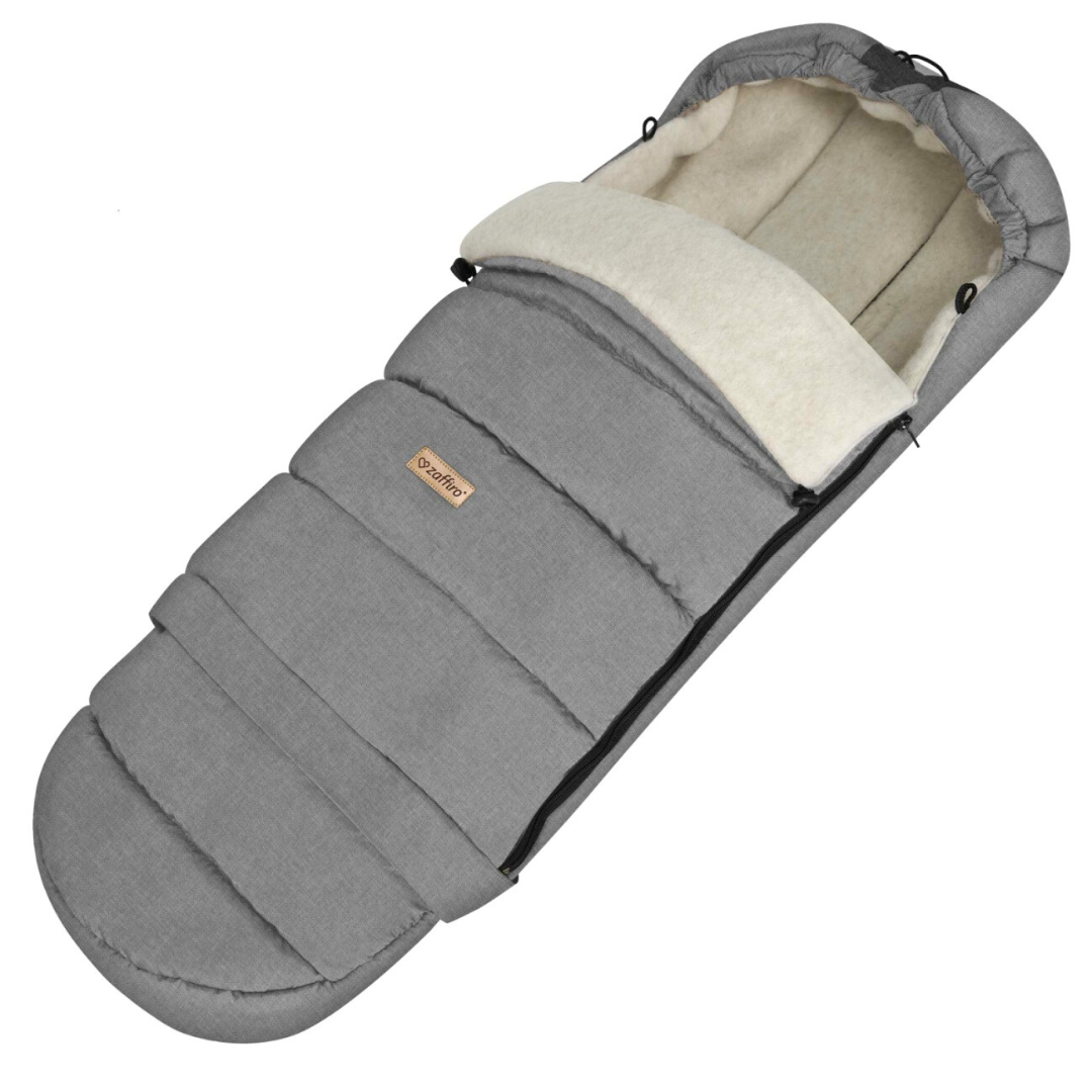 Fußsack iGrow Wool, Light Grey
