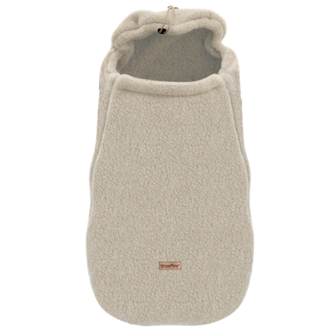 Mini Fußsack Boucle Wool, Beige