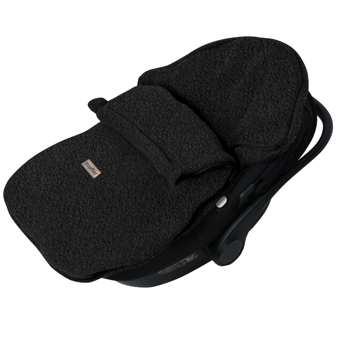 Fußsack Mini Wool Boucle, Anthrazite