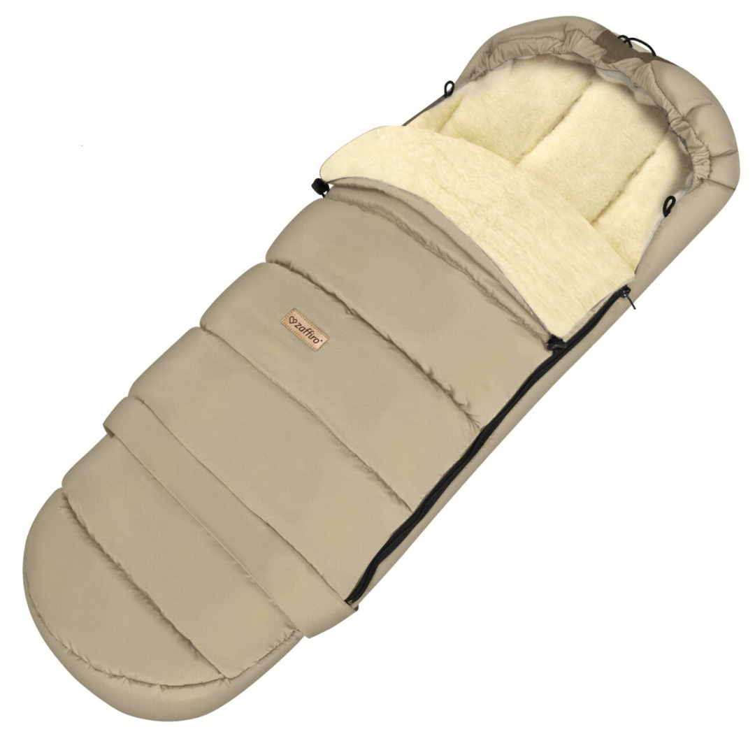 iGrow ThermoWolle Fußsack, Beige