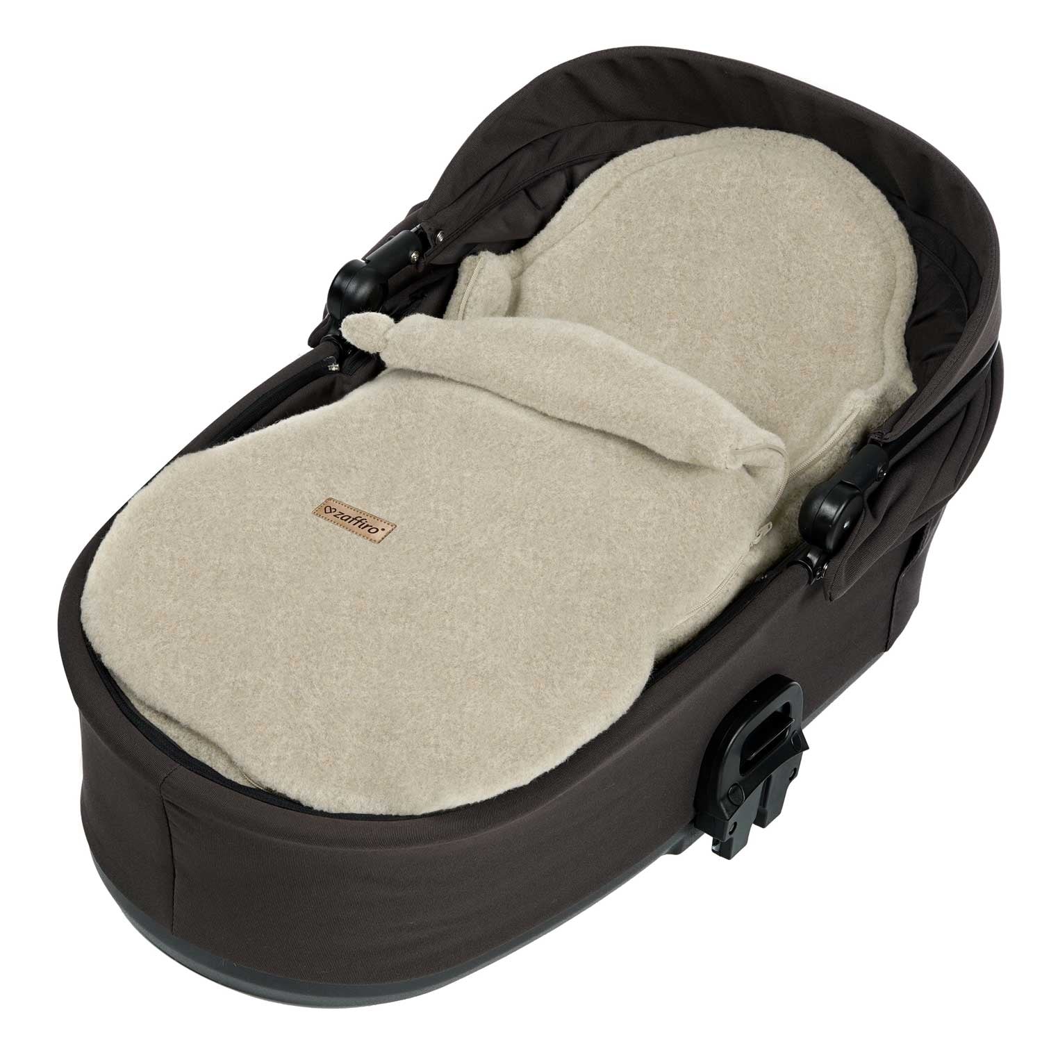 Fußsack Mini Wool, Beige
