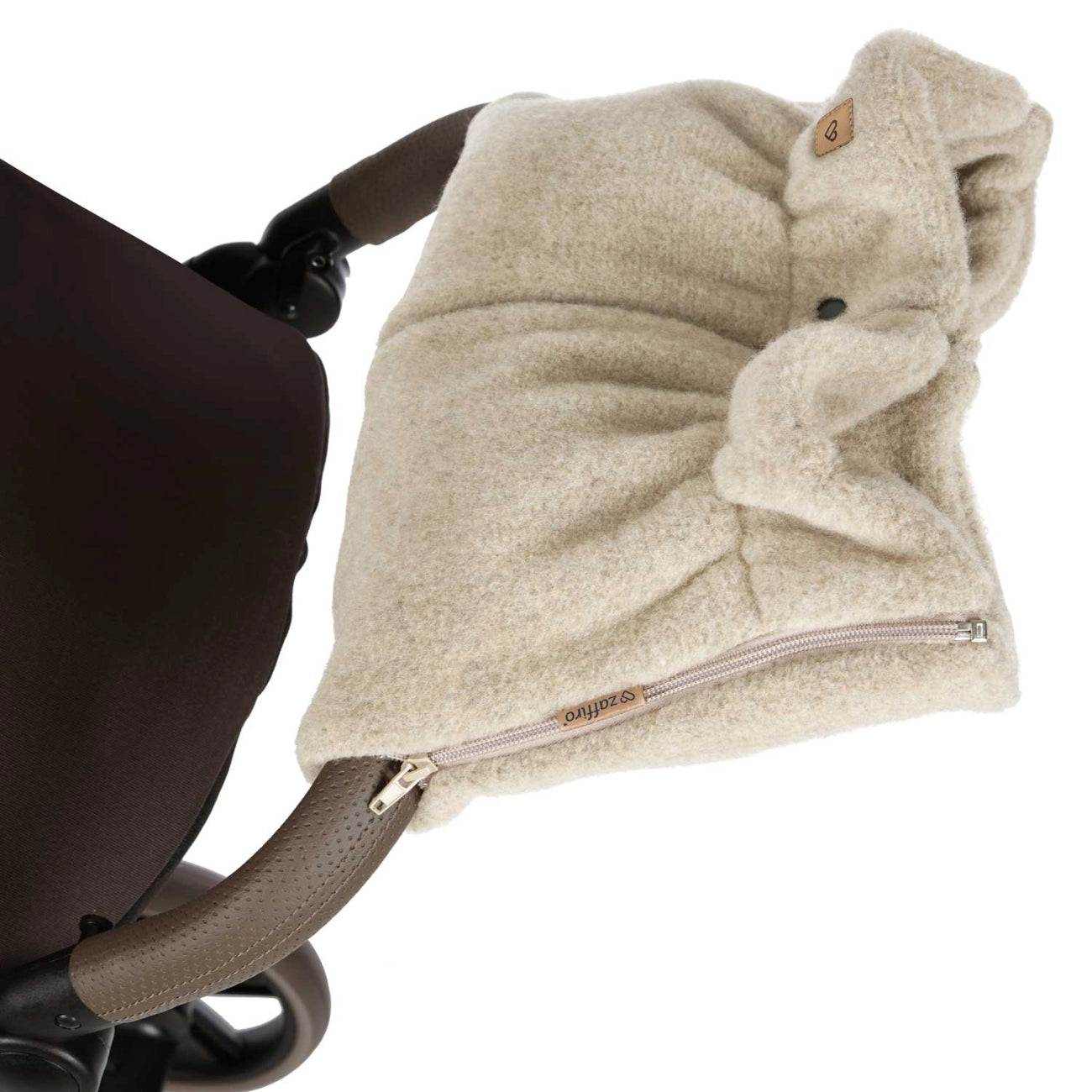 Handwärmer Muffs Wool Beige