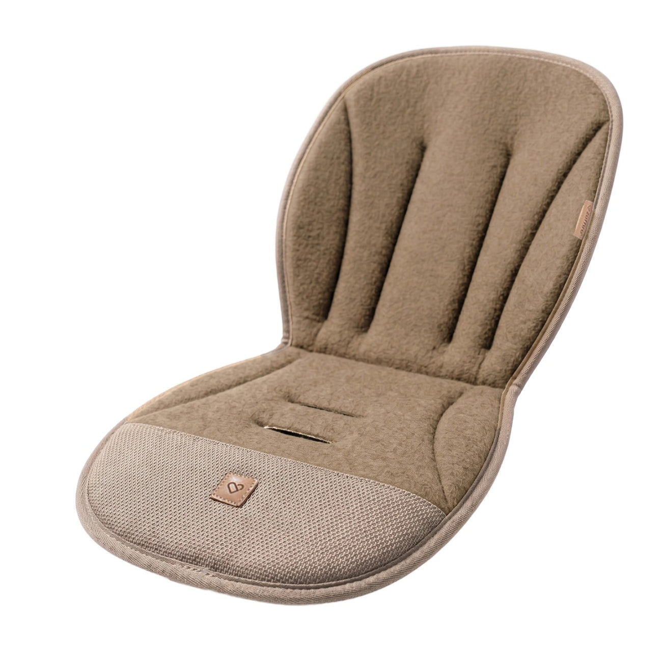 Atmungsaktive Kinderwagen-Sitzauflage Wolle, Brown