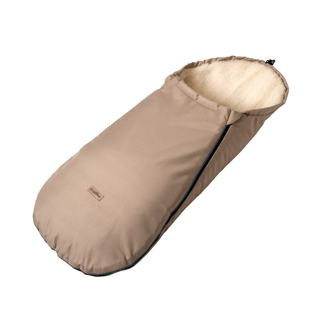 Wollfußsack Mini Nordico 0–12 Monate Beige