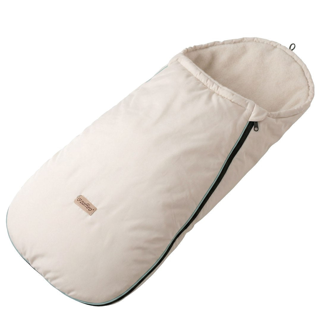 Wollfußsack Mini Aspen 0–12 Monate Vanilla