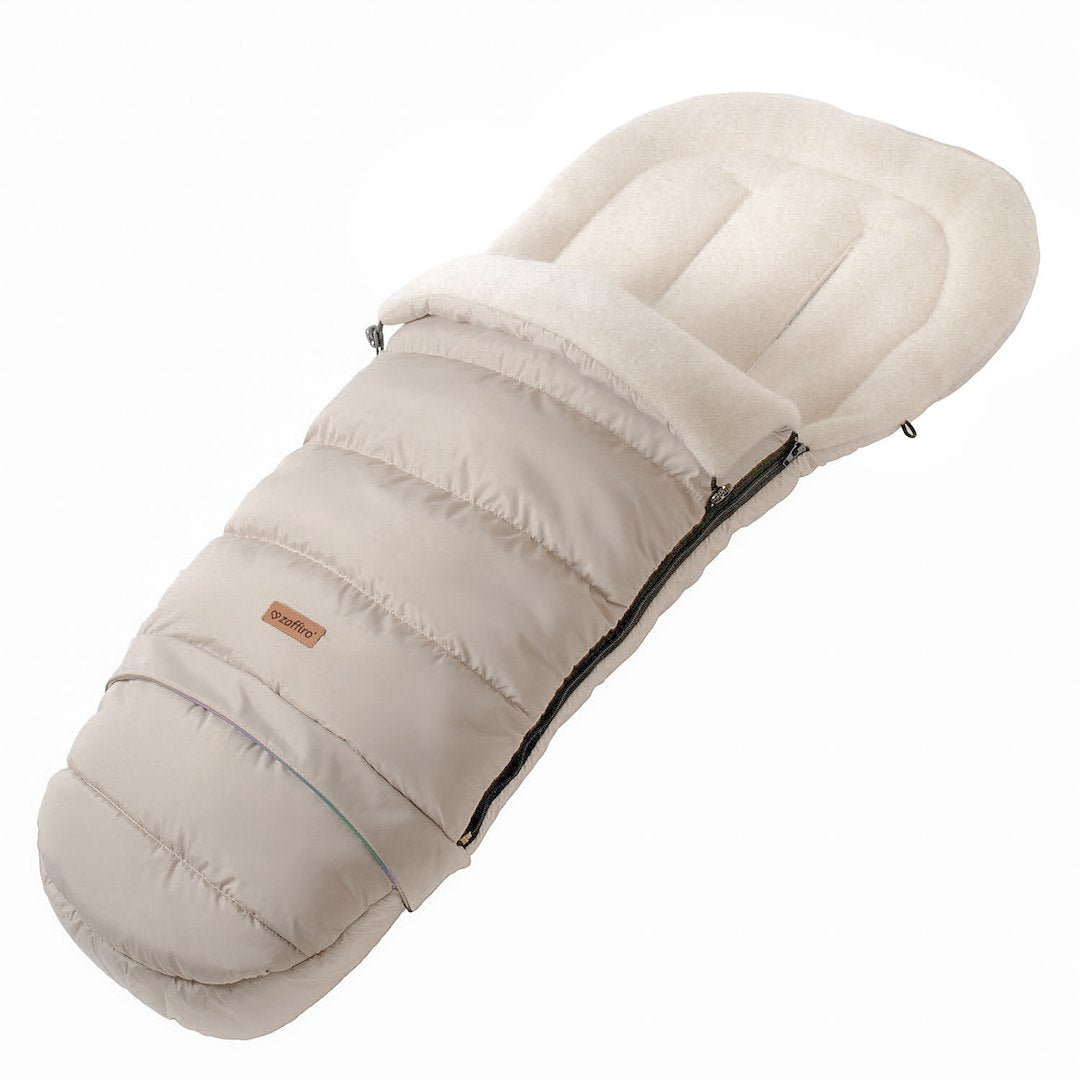 Fußsack iGrow Aspen, Beige – mitwachsender Babyfußsack 0–36 Monate