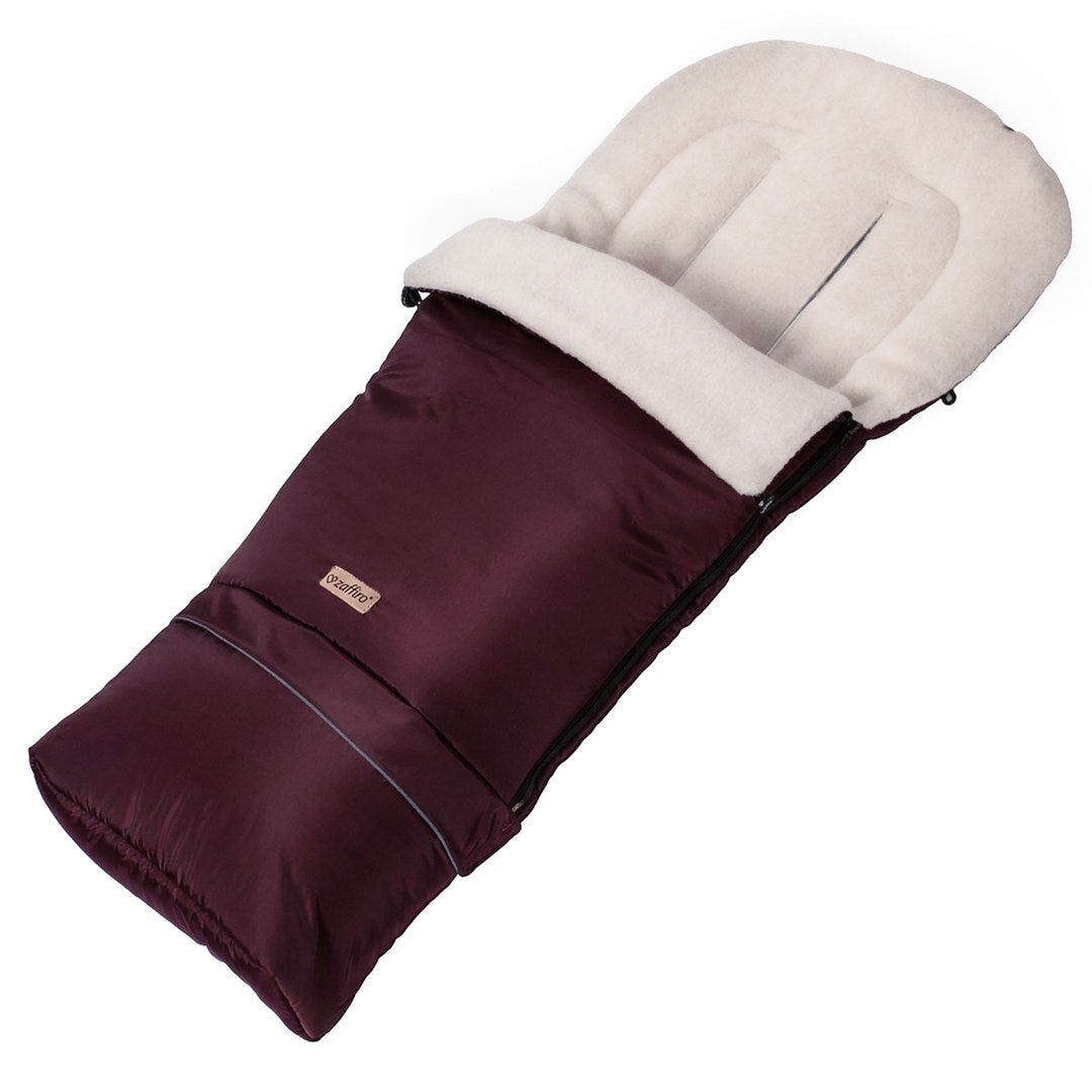 Fußsack SleepGrow Aspen, Burgundy – mitwachsender Schlafsack-Fußsack