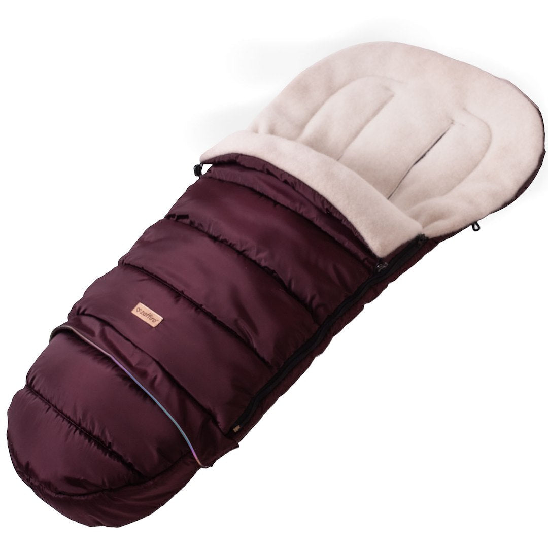 Fußsack iGrow Aspen, Burgundy – mitwachsender Babyfußsack 0–36 Monate