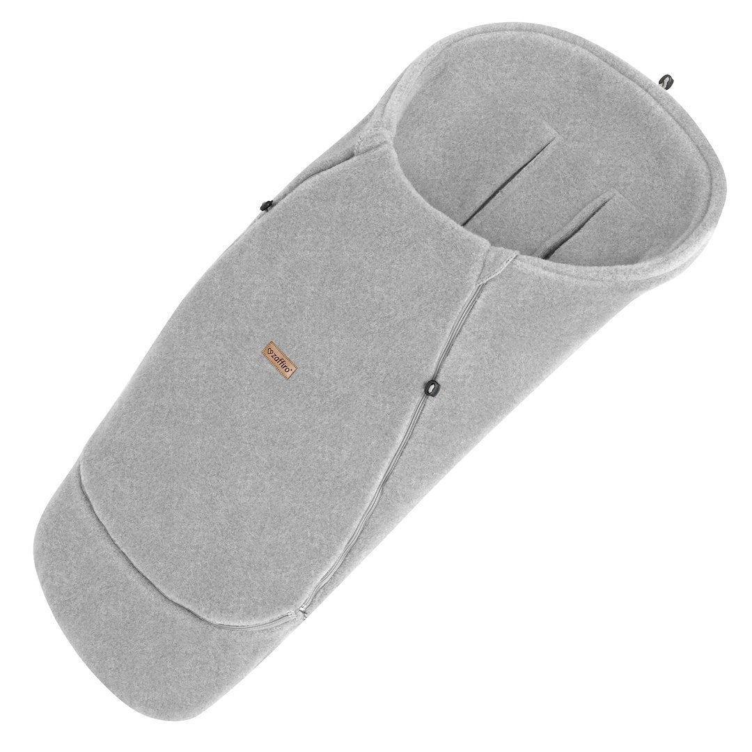 Fußsack Maxi Wool, Grey