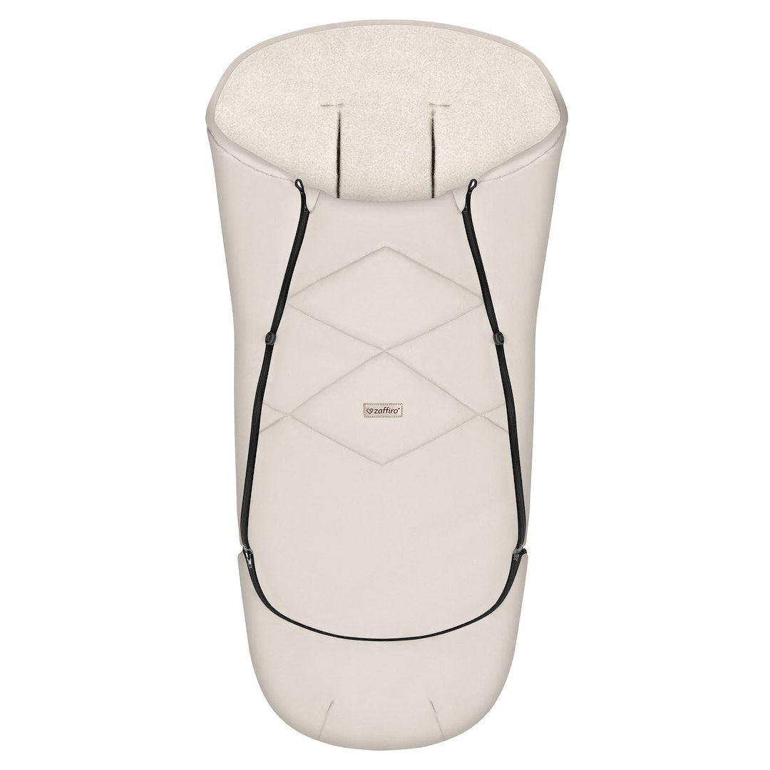 Fußsack EverGrow Aspen, Vanilla – mitwachsender Kinderwagen-Fußsack