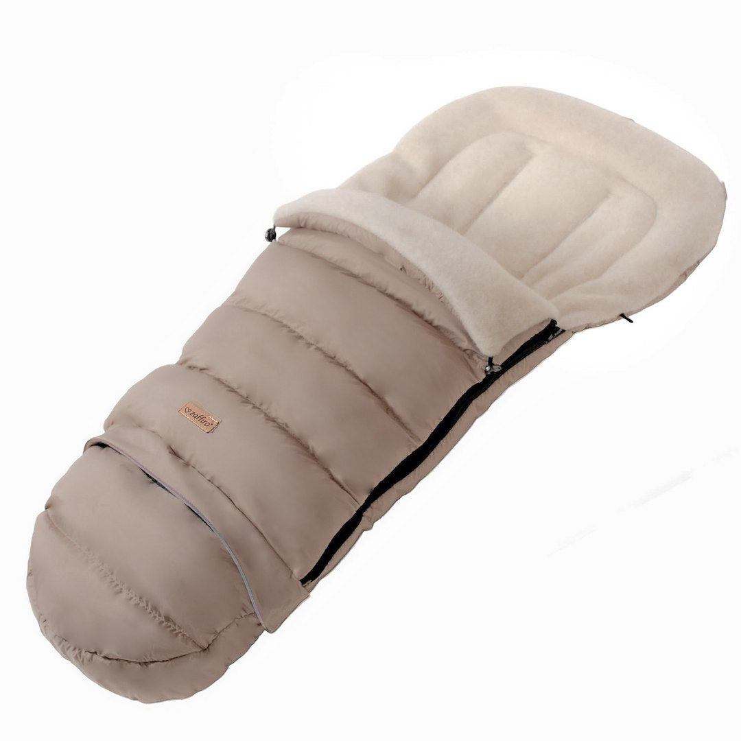 Fußsack iGrow Aspen, Latte – mitwachsender Babyfußsack 0–36 Monate