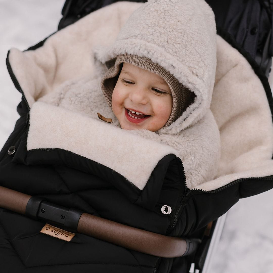 Fußsack EverGrow Aspen, Black – Detailansicht