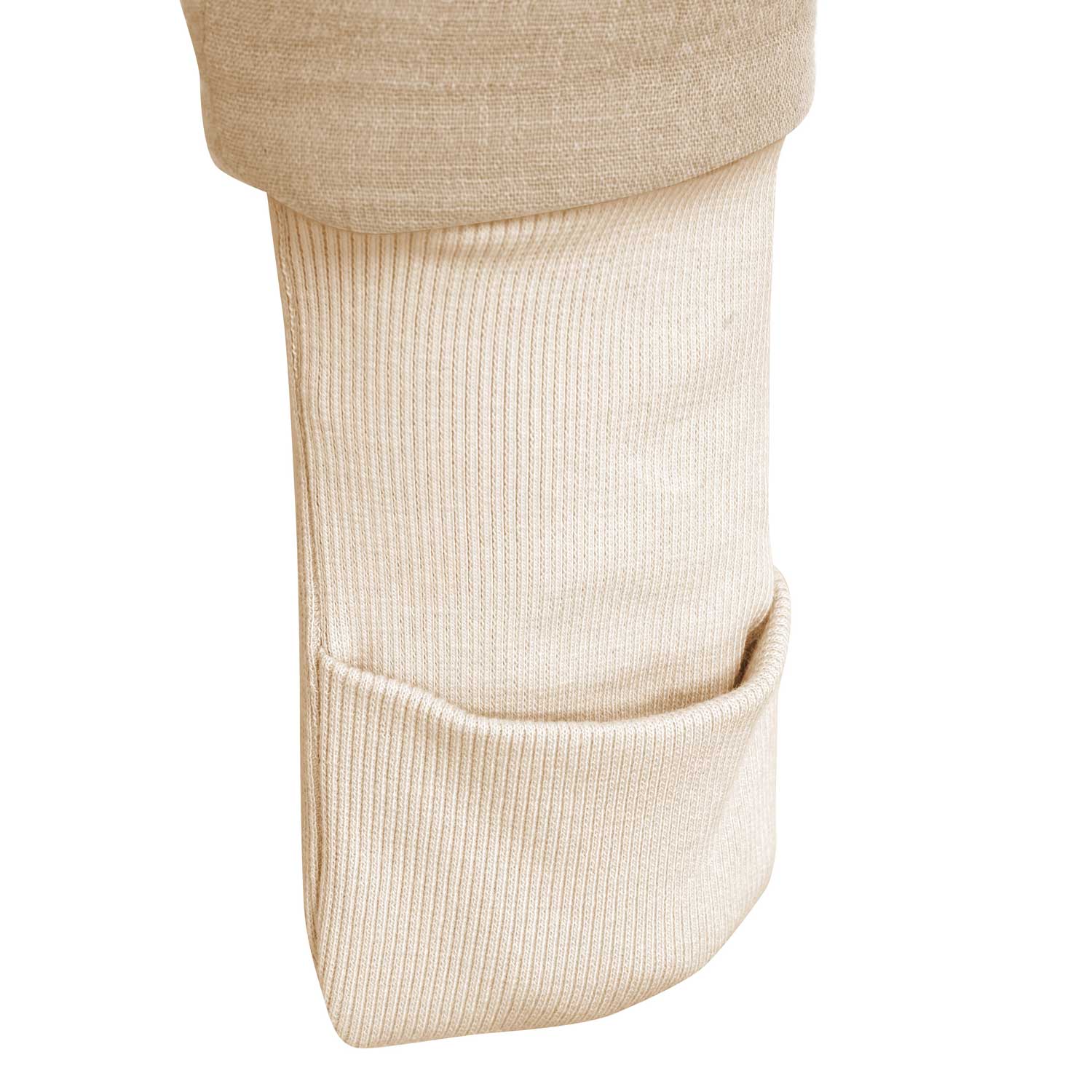 Babyschlafsack mit Beinen aus Musselin – 1,5 TOG Beige