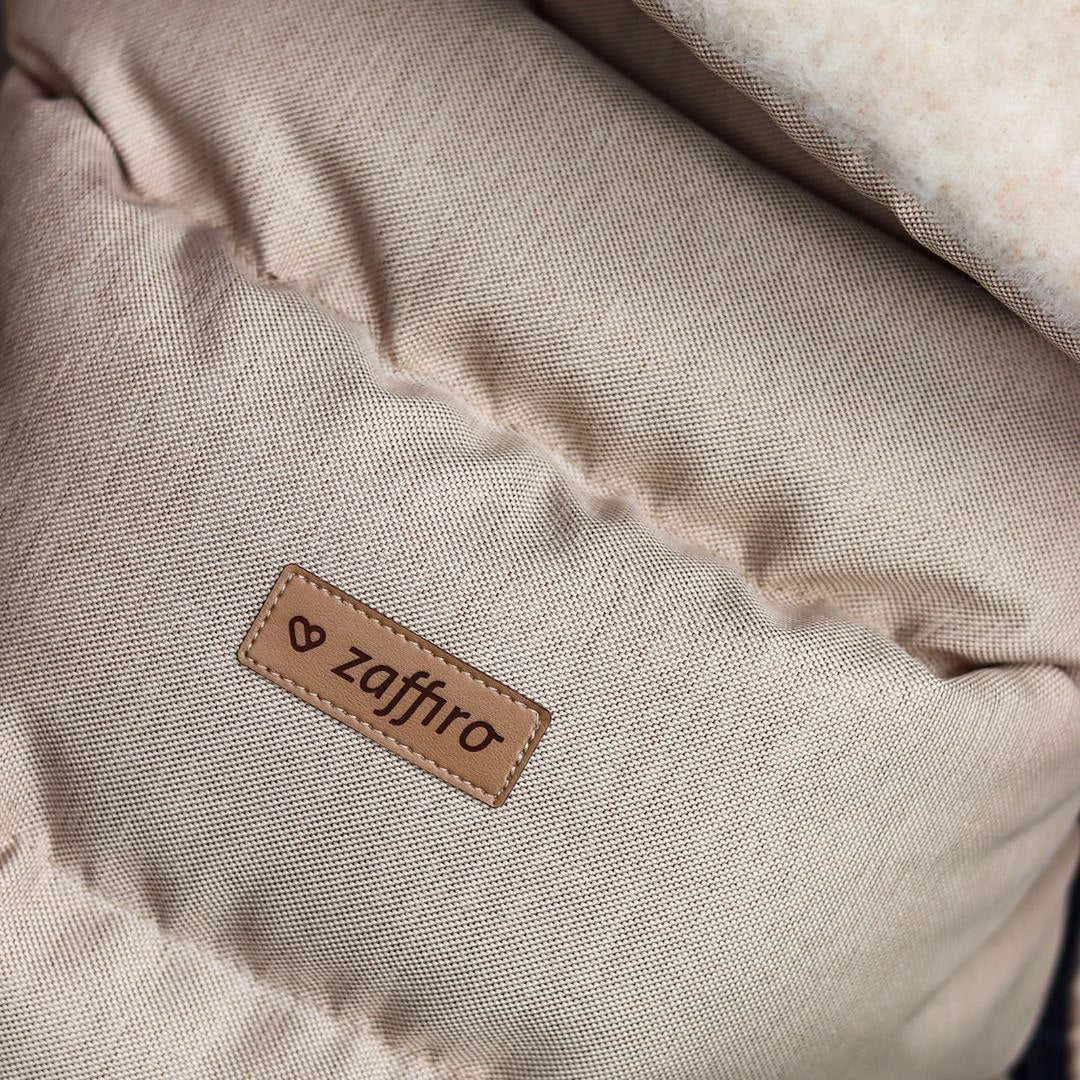 Fußsack iGrow Scandi, Beige – Seitenansicht