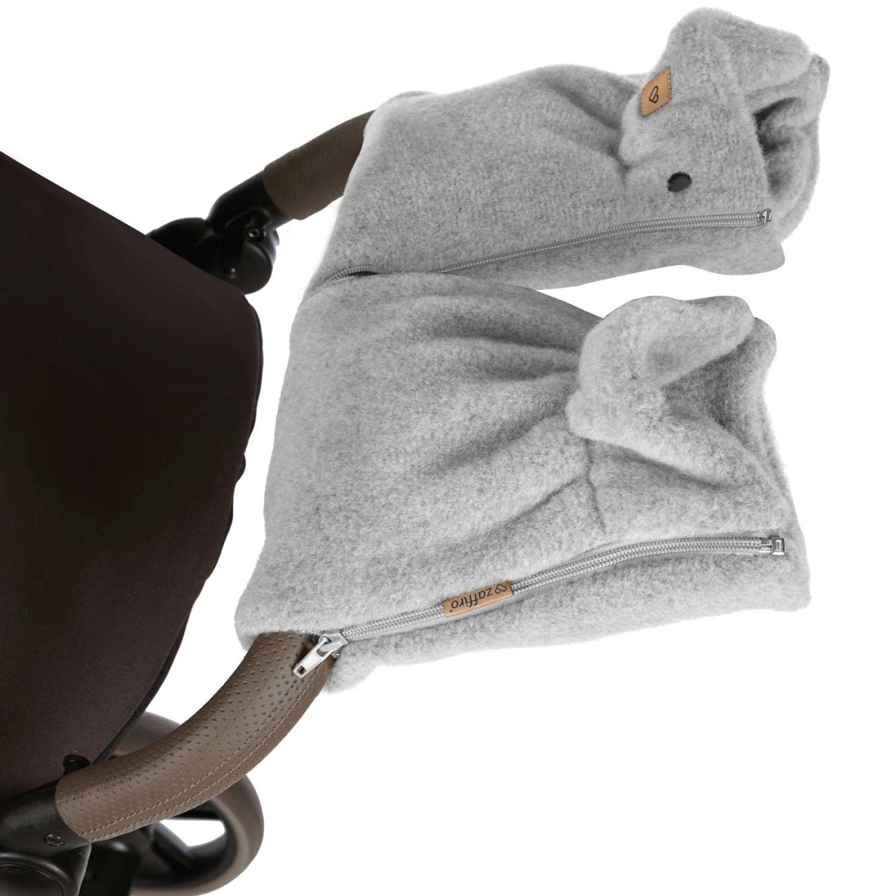 Handwärmer Muffs Wool Grey