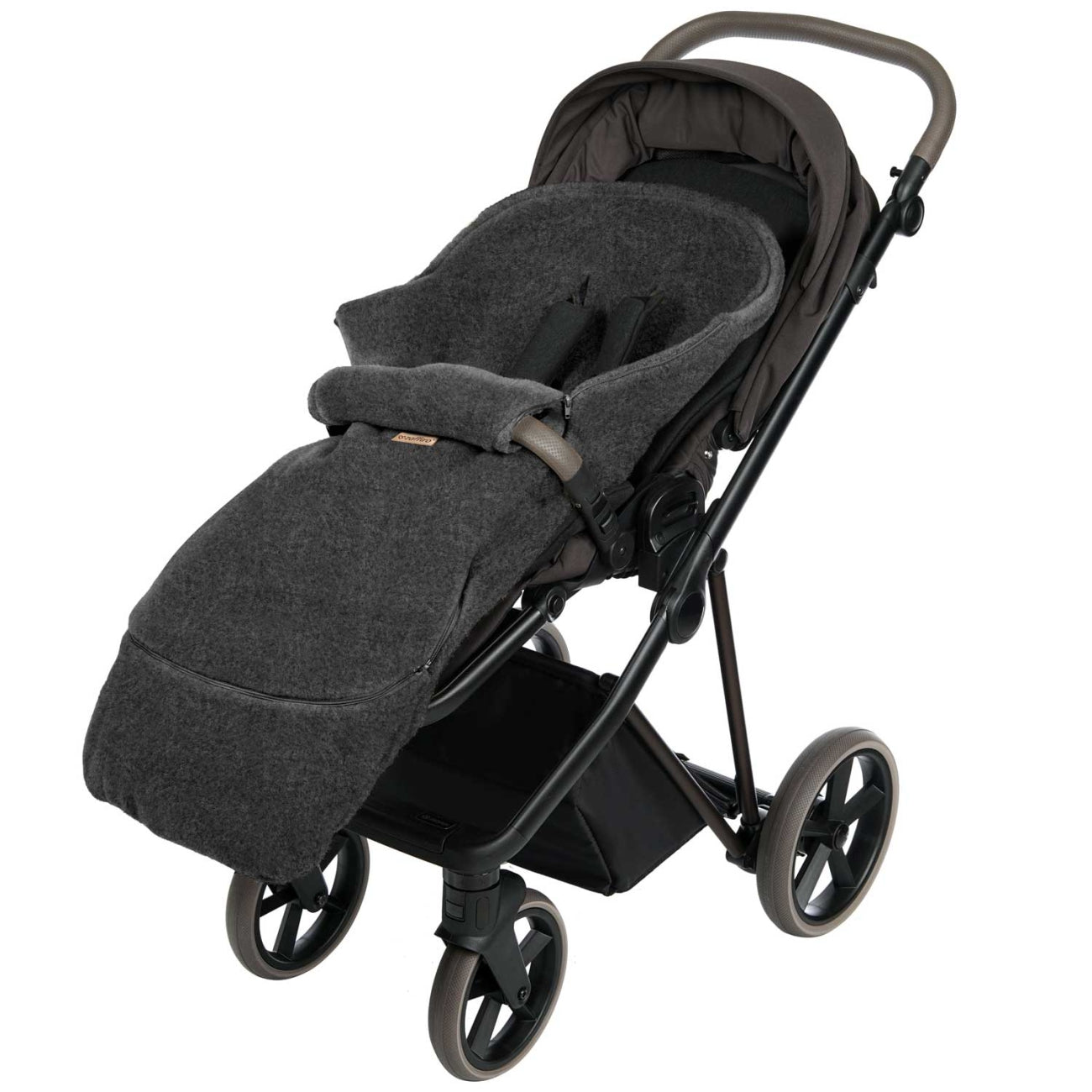 Fußsack Maxi Wool, Athracite