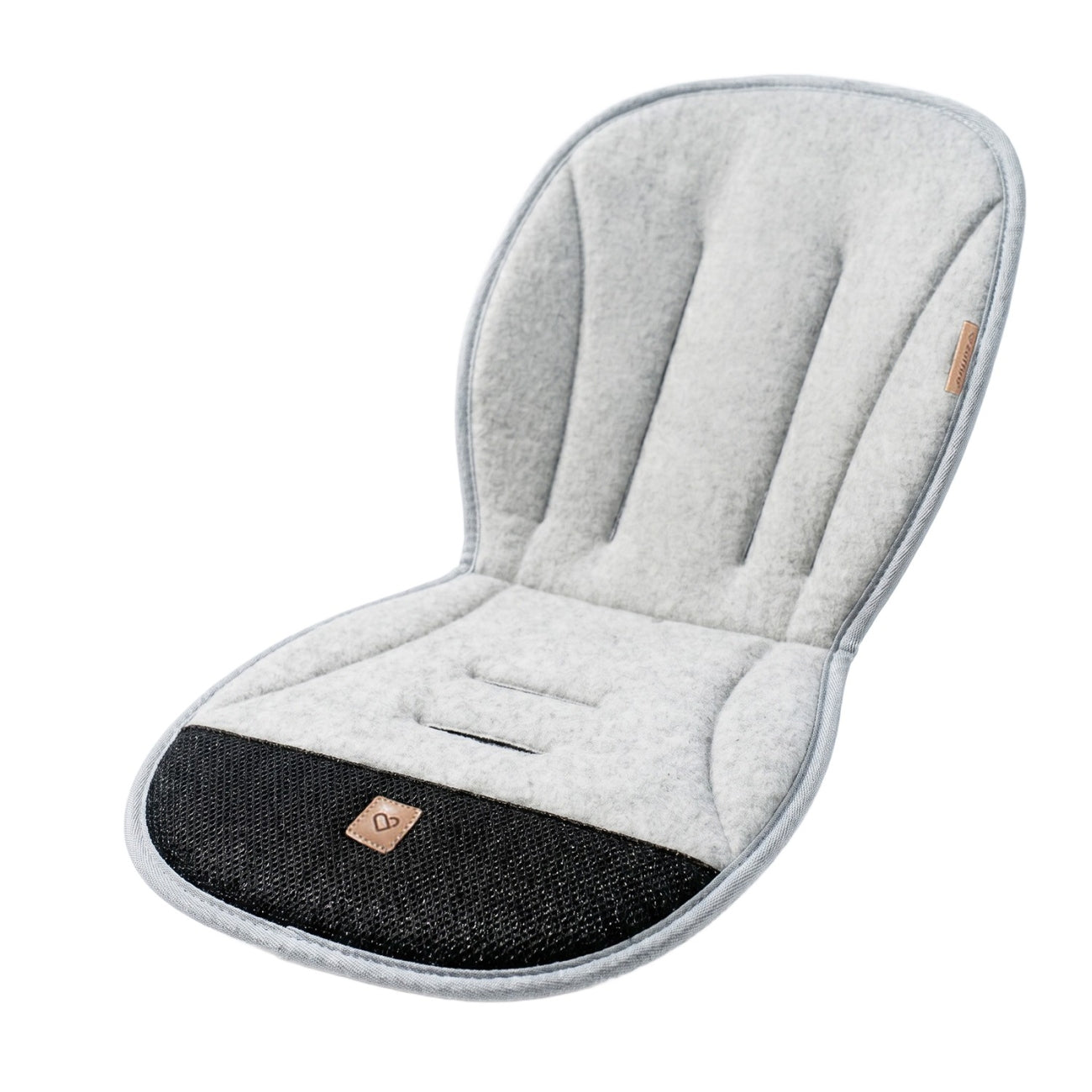 Atmungsaktive Kinderwagen-Sitzauflage Wolle, Grey