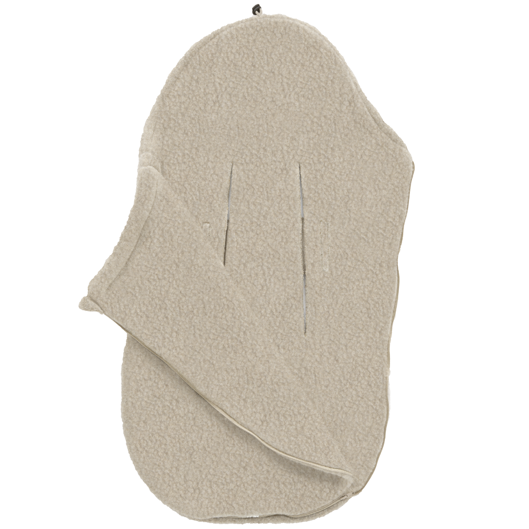 Mini Fußsack Boucle Wool, Beige