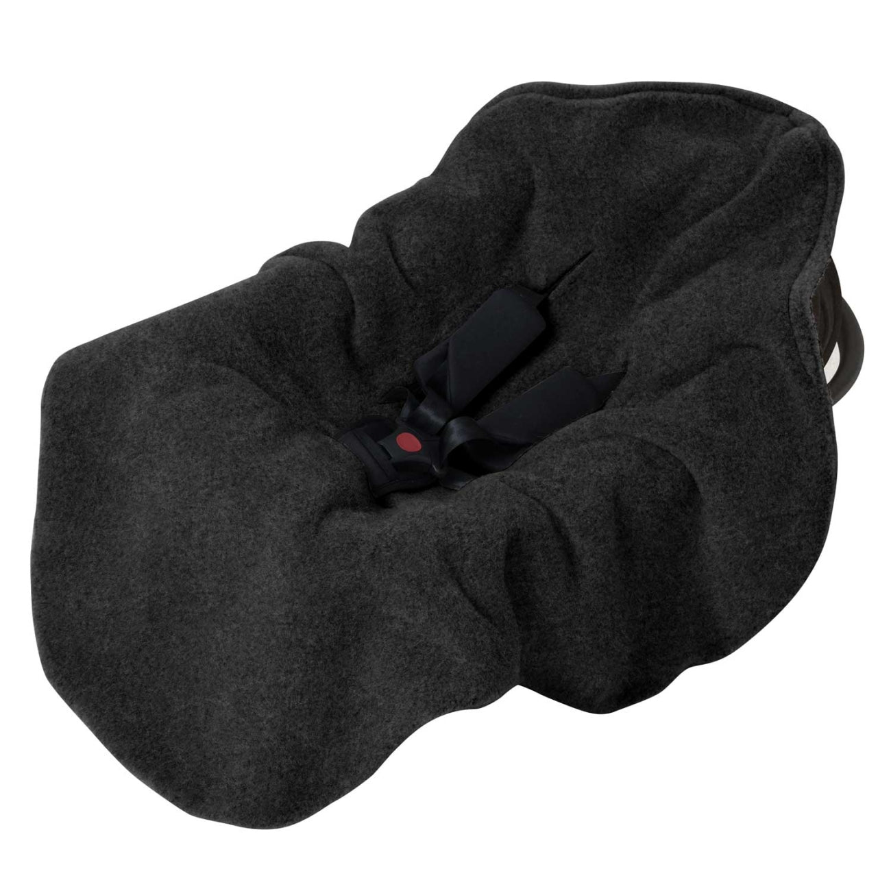 Baby-Wollswaddle Sierra, Anthracite – Detailansicht Wolle
