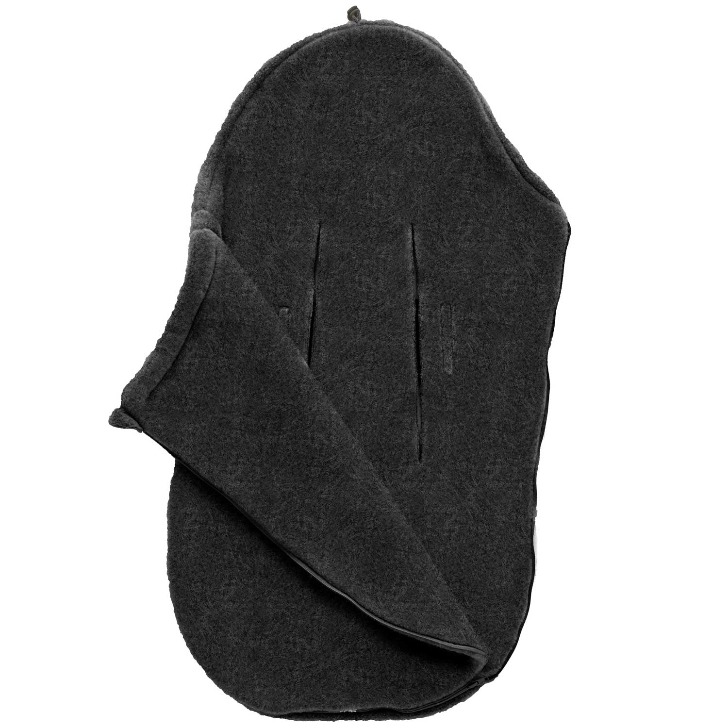 Fußsack Mini Wool, Anthrazite