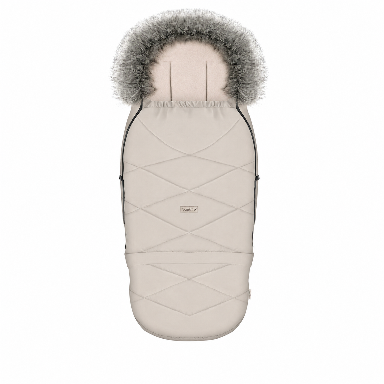 Fußsack GrowUP Aspen, Vanilla – mitwachsender Babyfußsack 0–36 Monate