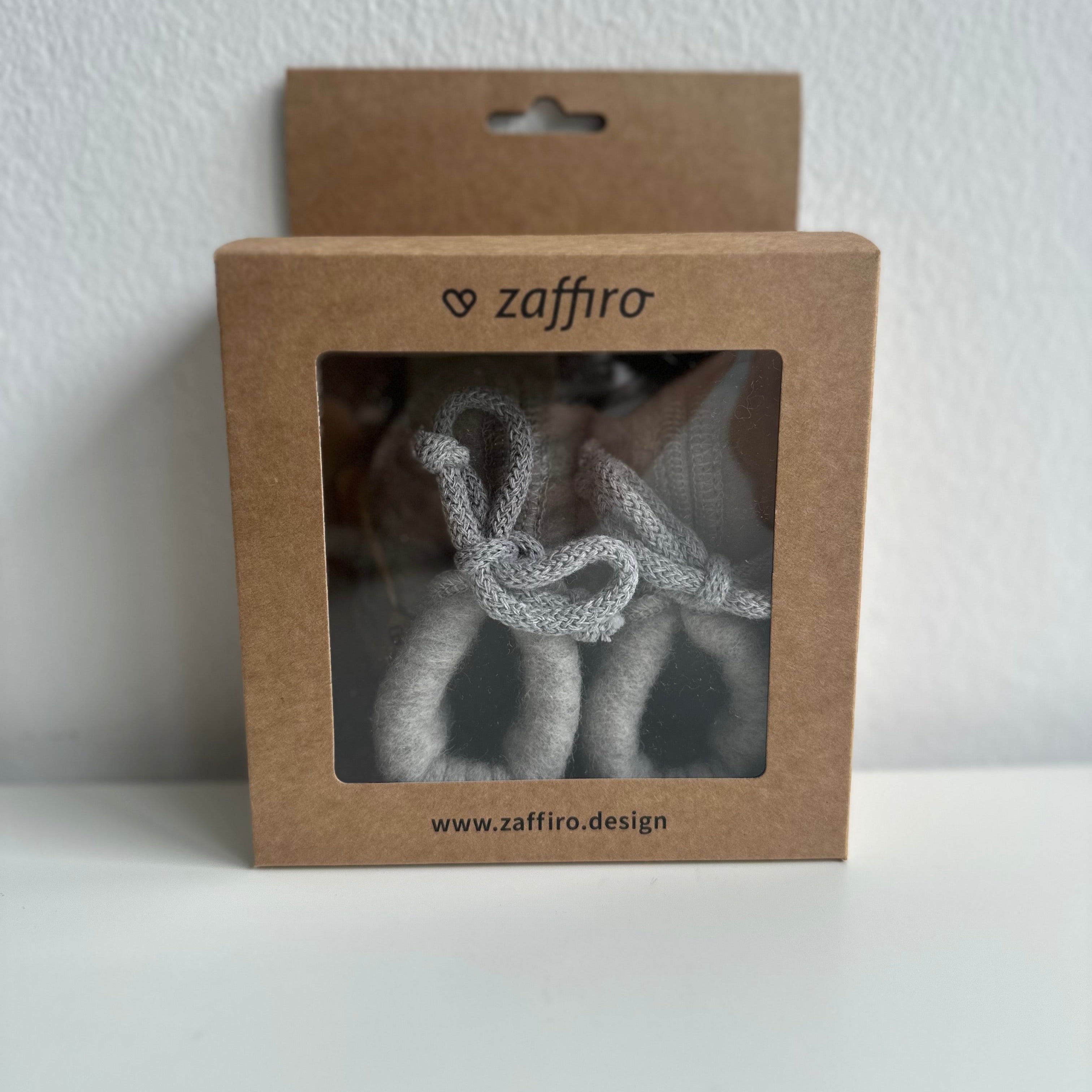 Woll-Babyschuhe mit Schnürung, Grau