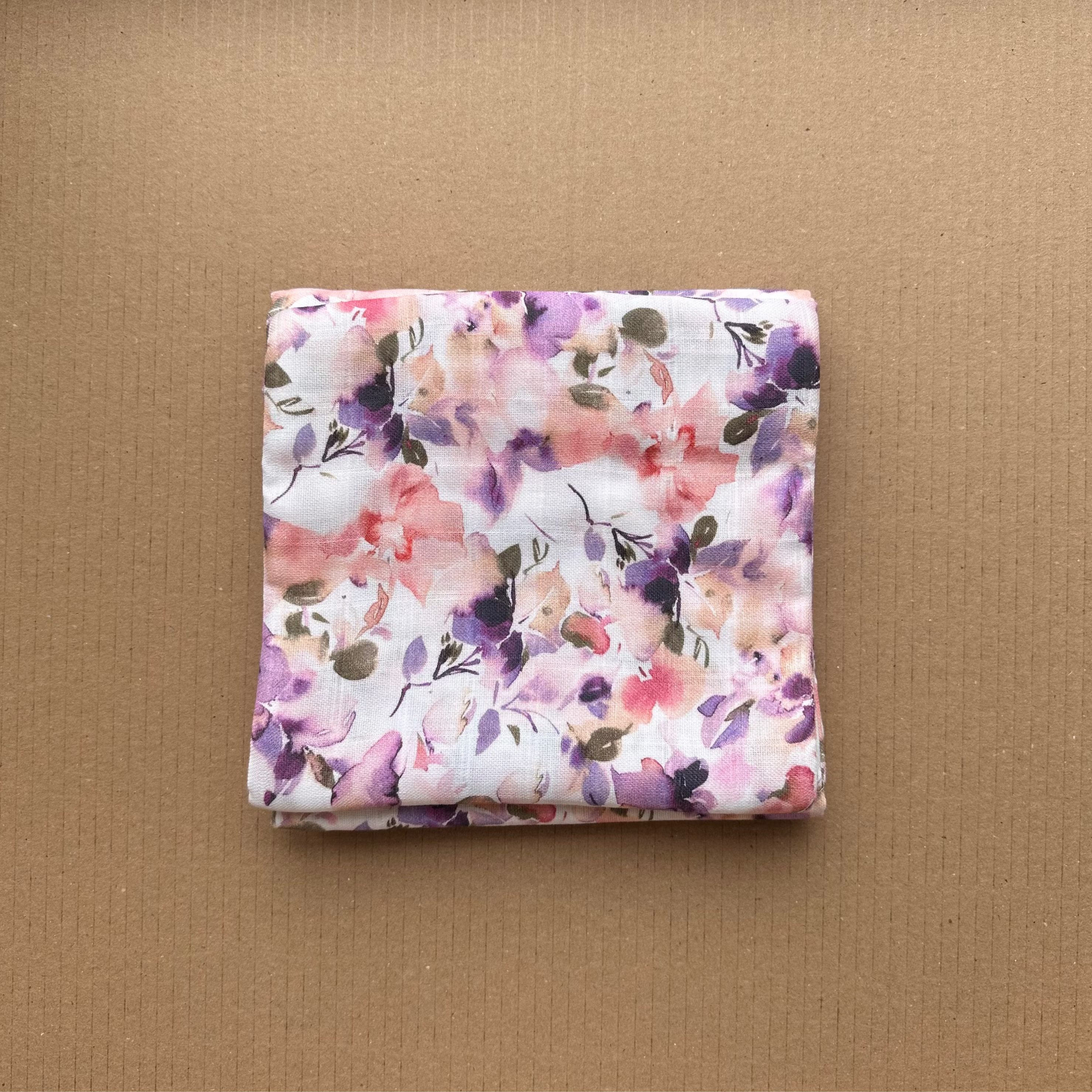 Mulltuch Swaddle 120 cm x 120 cm, Blossom