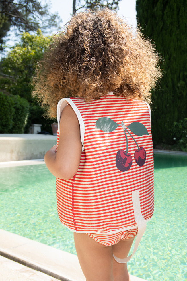 Neopren Kinder-Schwimmweste, Glitter Stripe