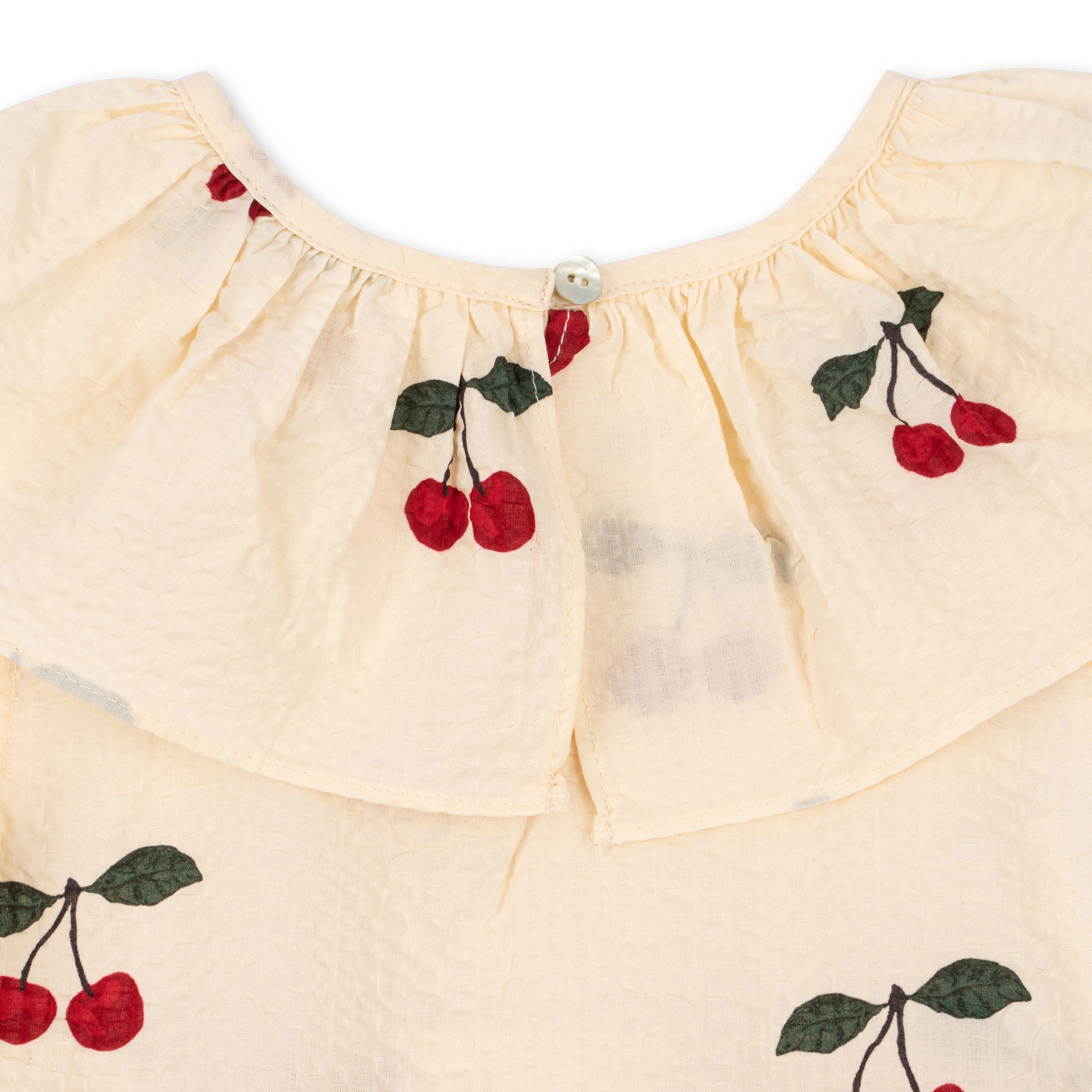 Lunella Kleid Mon Grand Cherry aus Bio-Baumwolle