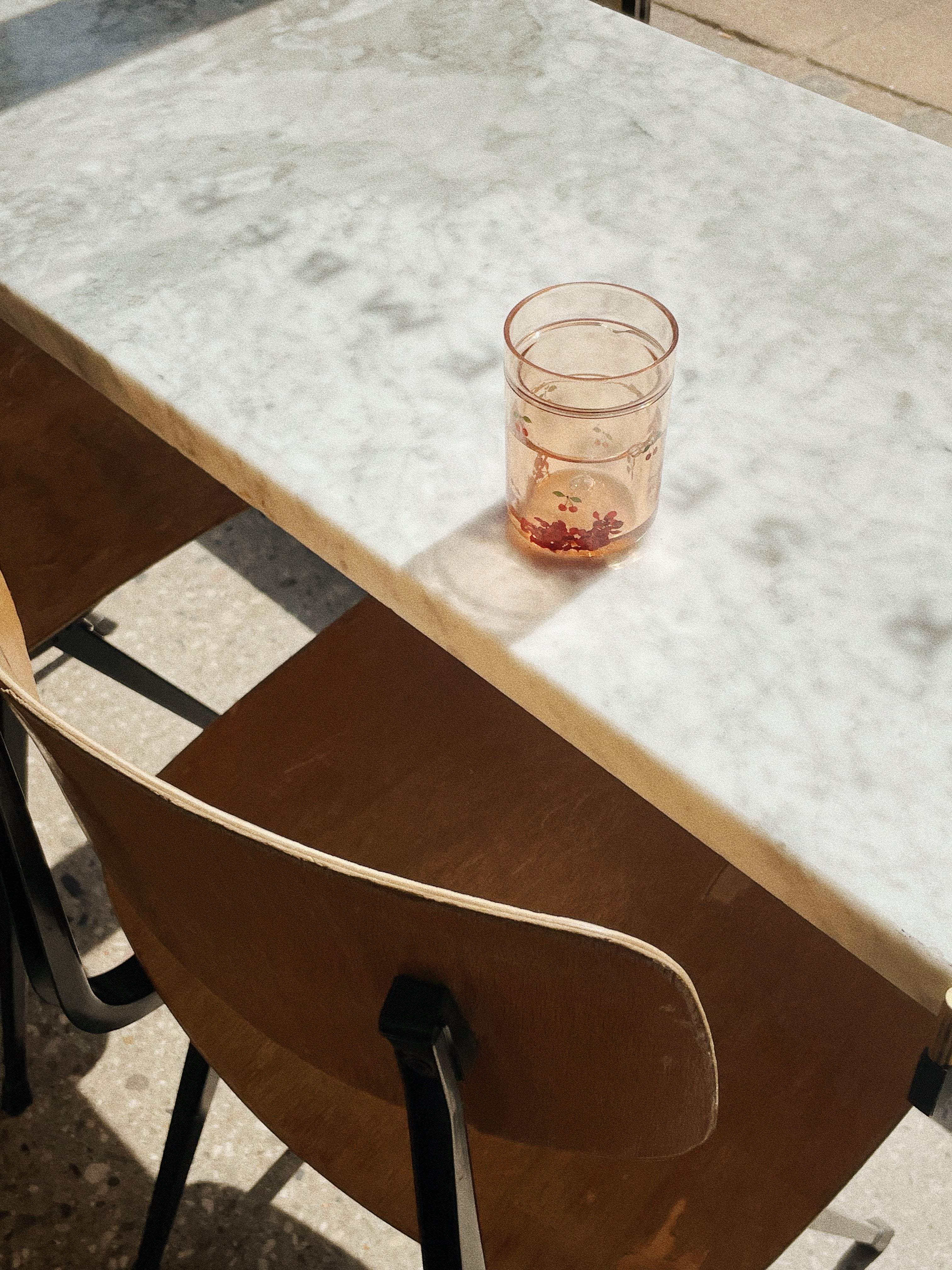 Glitzerbecher Cherry, 2er-pack