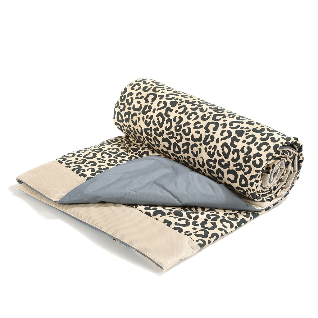 Wasserdichte Picknickdecke, Leopard Cream