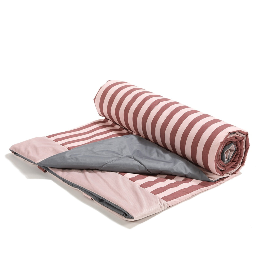 Wasserdichte Picknickdecke, Stripes Pink