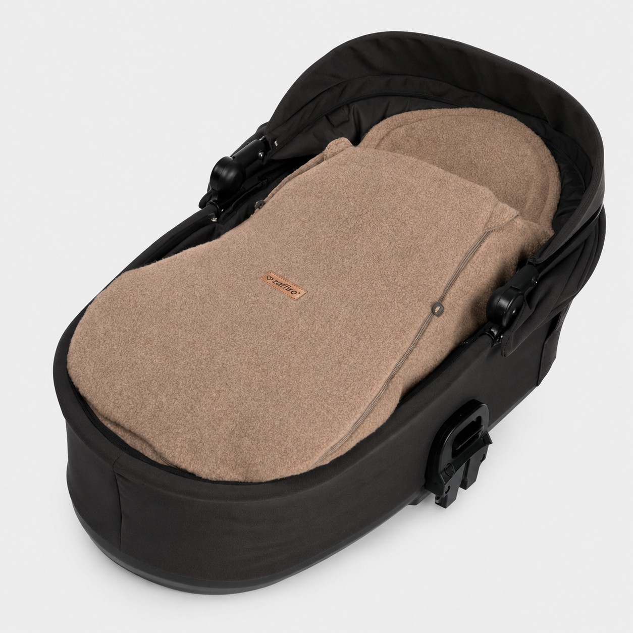 Fußsack Maxi Wool Bouclé, Brown