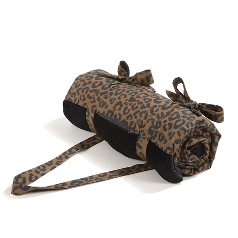 Wasserdichte Picknickdecke, Leopard Choco