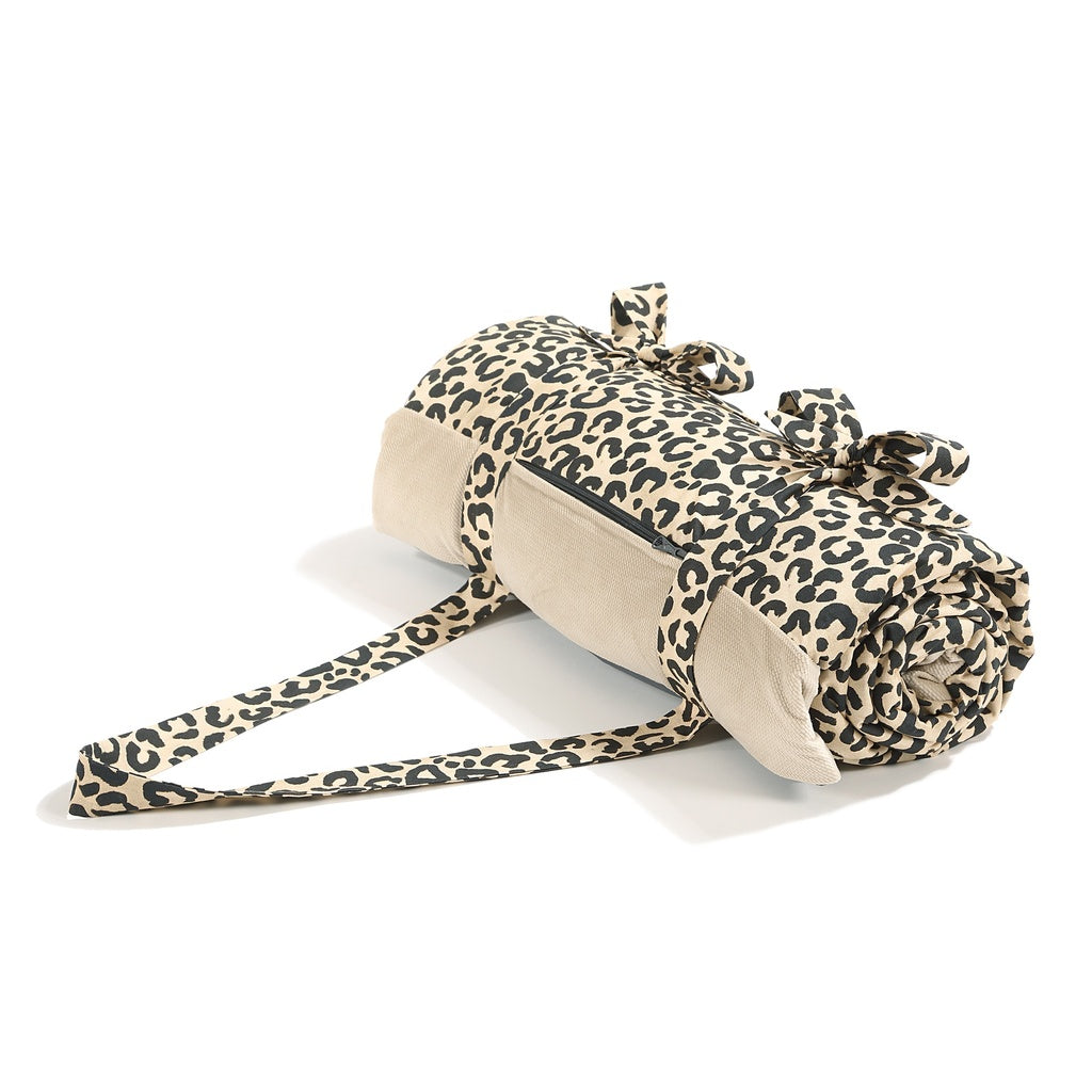 Wasserdichte Picknickdecke, Leopard Cream
