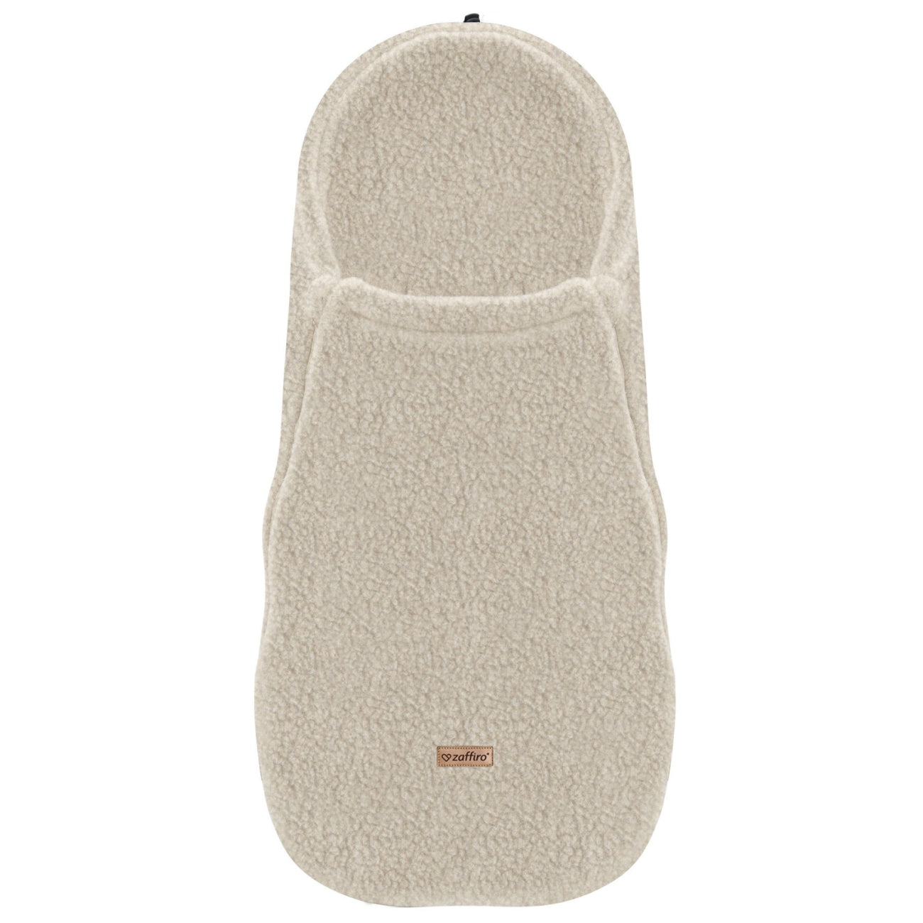 Mini Fußsack Boucle Wool, Beige