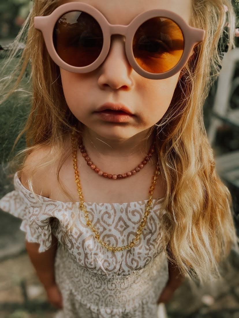 Baby Sonnenbrille Burlwood - Oli&Lola