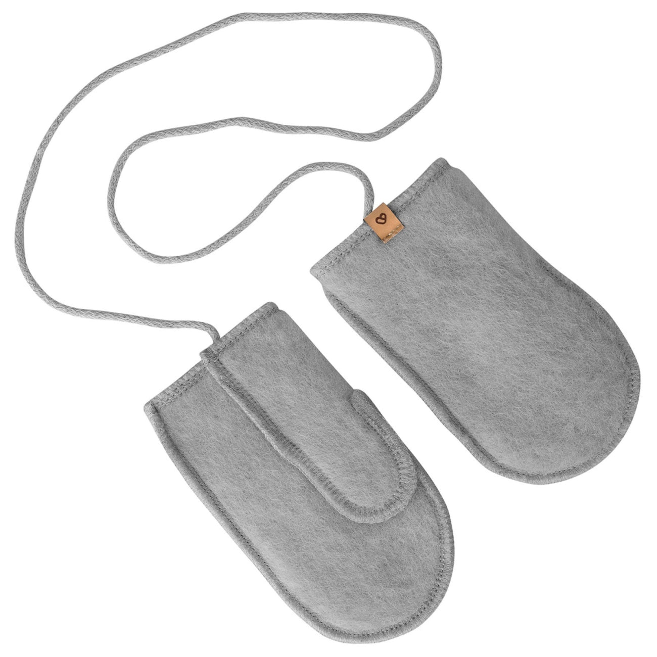 Kinderhandschuhe aus Schafwolle, Grey