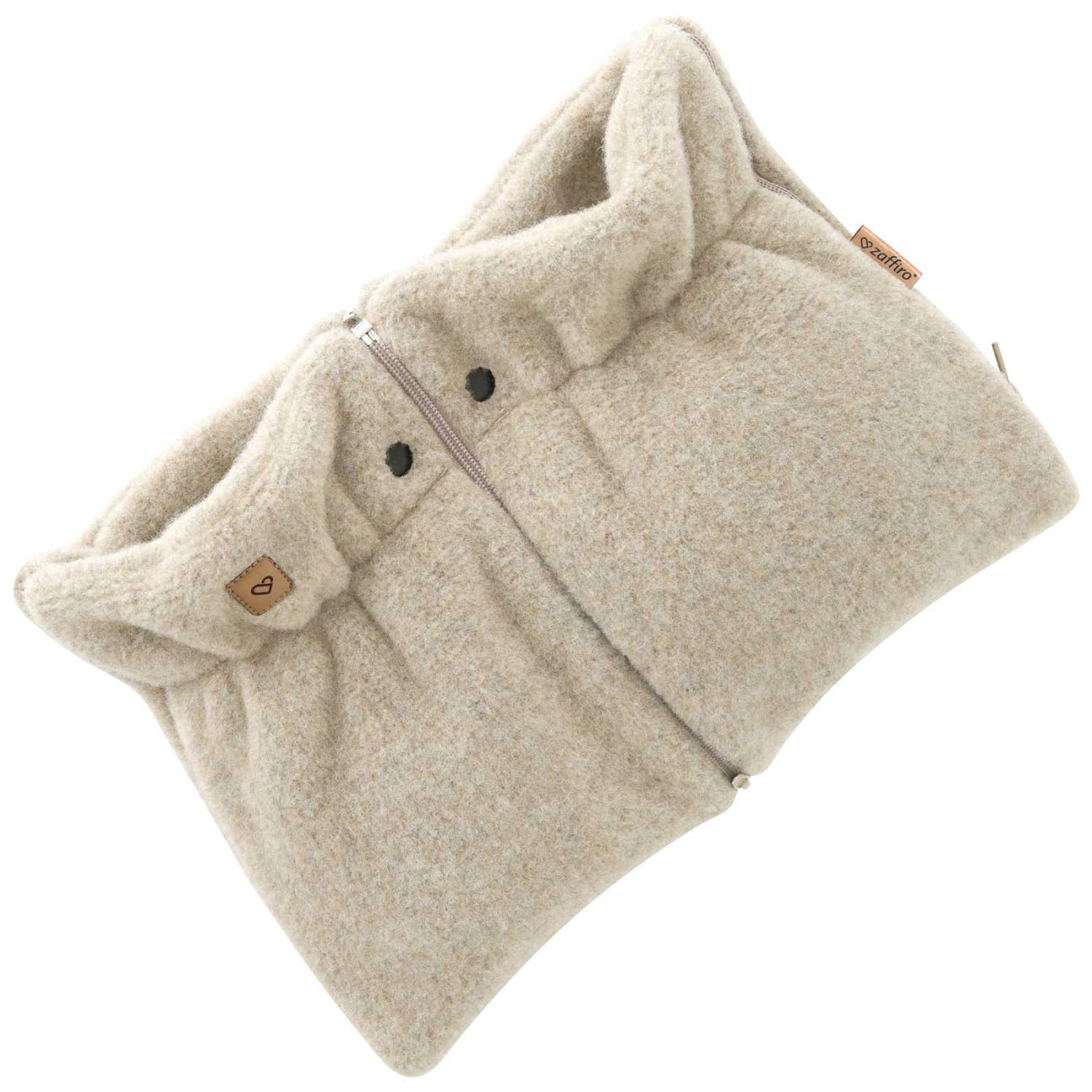 Handwärmer Muffs Wool Beige