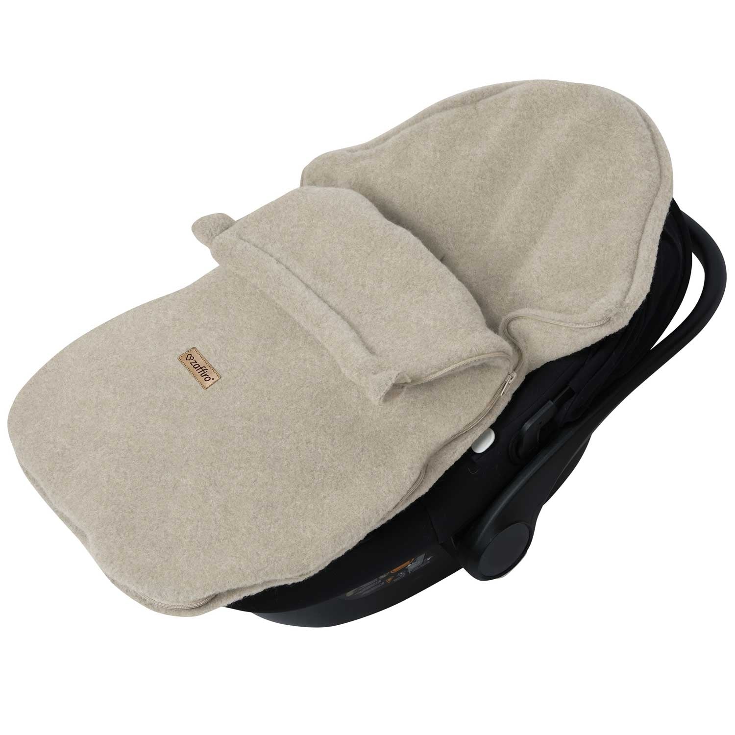 Fußsack Mini Wool, Beige